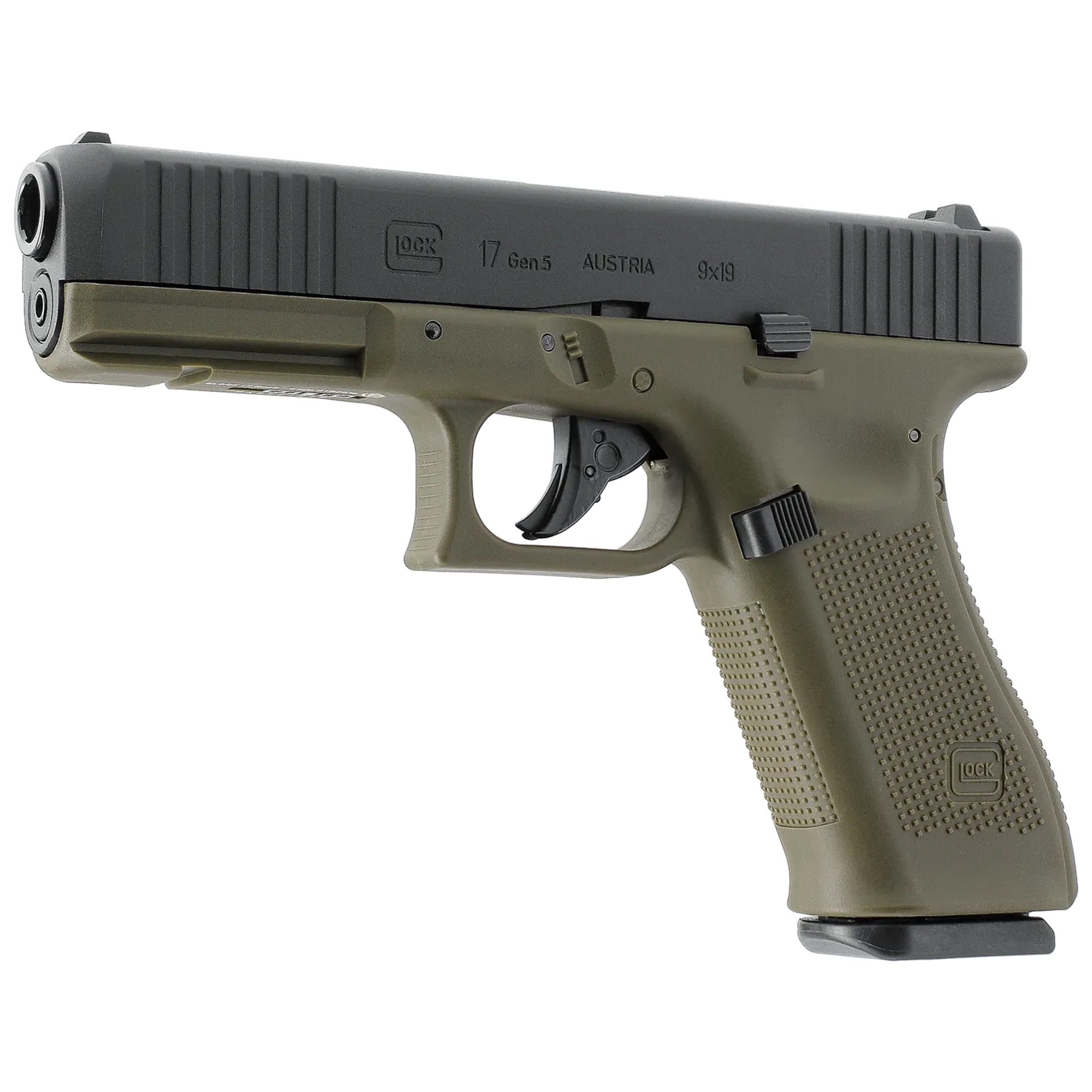 Пістолет GBB Glock 17 gen.5  CO2 - Battlefield Green