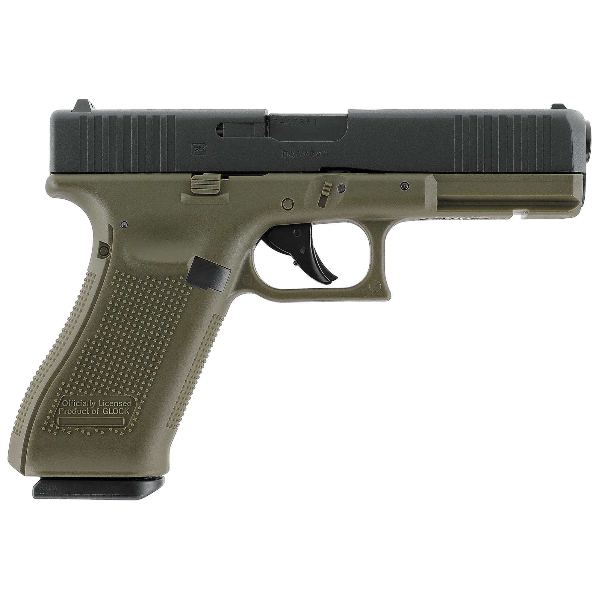 Пістолет GBB Glock 17 gen.5  CO2 - Battlefield Green