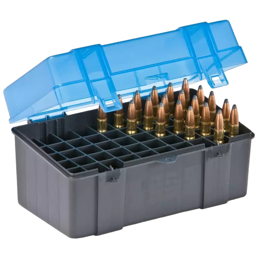 Pudełko amunicyjne Plano kal. 30-06 50 szt. Dark Grey/Transparent Blue