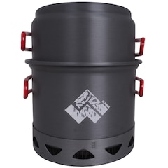 Menażka aluminiowa Alpinus Valdes Radiator - Szara
