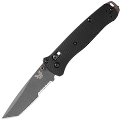 Nóż składany Benchmade Bailout CPM-M4 - Black Aluminum