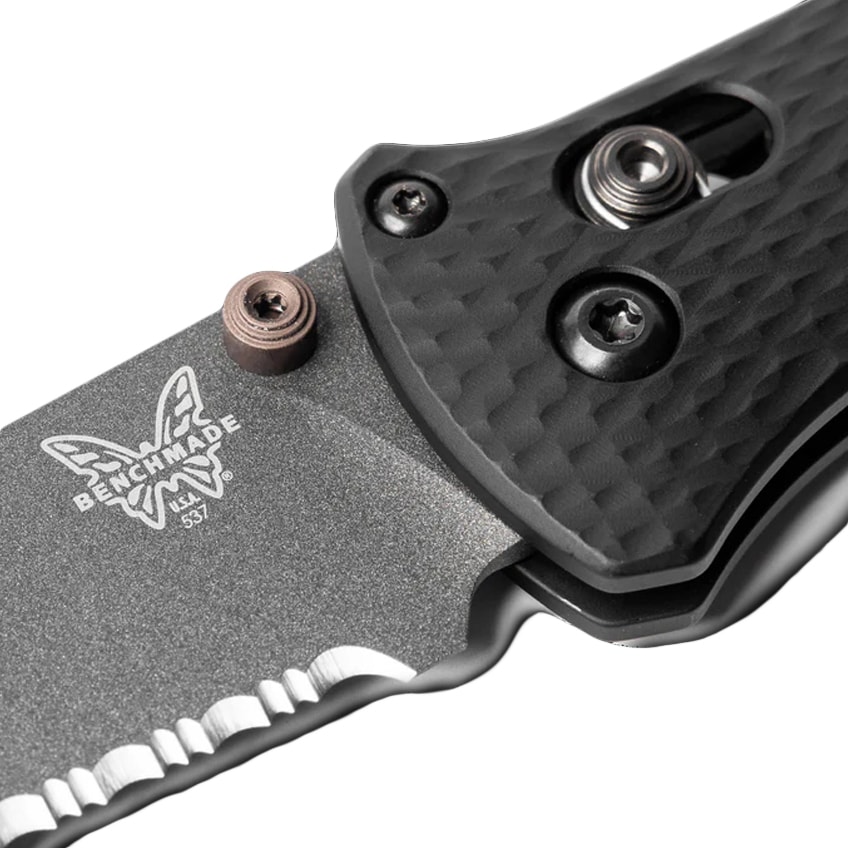 Benchmade Bailout CPM-M4 Folding Knife - Black Aluminum