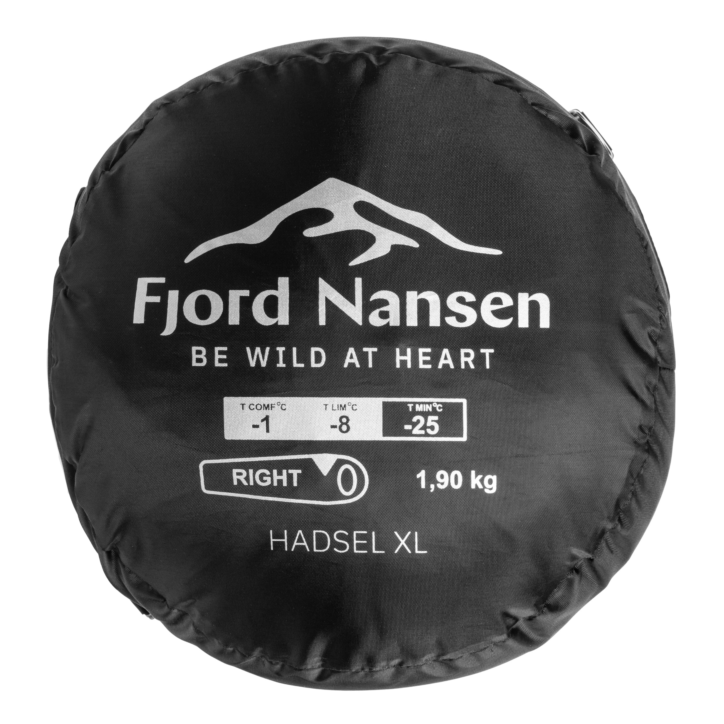 Śpiwór Fjord Nansen Hadsel XL Olive Drab 1900 g - prawy