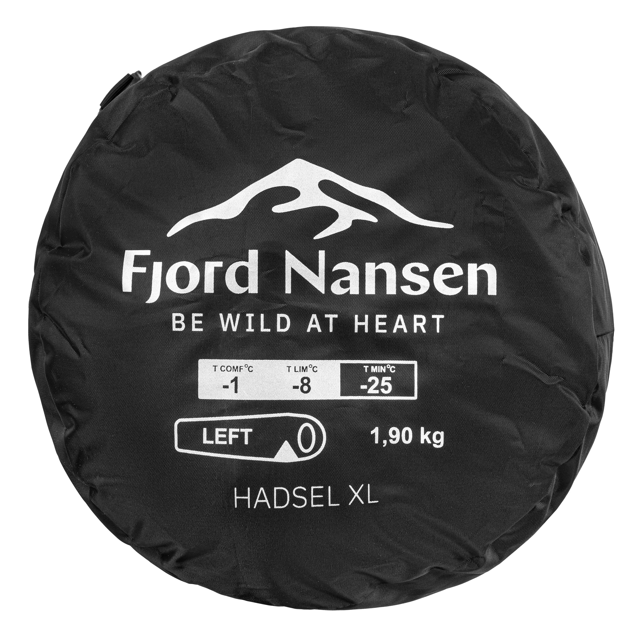 Śpiwór Fjord Nansen Hadsel XL Olive Drab 1900 g - lewy