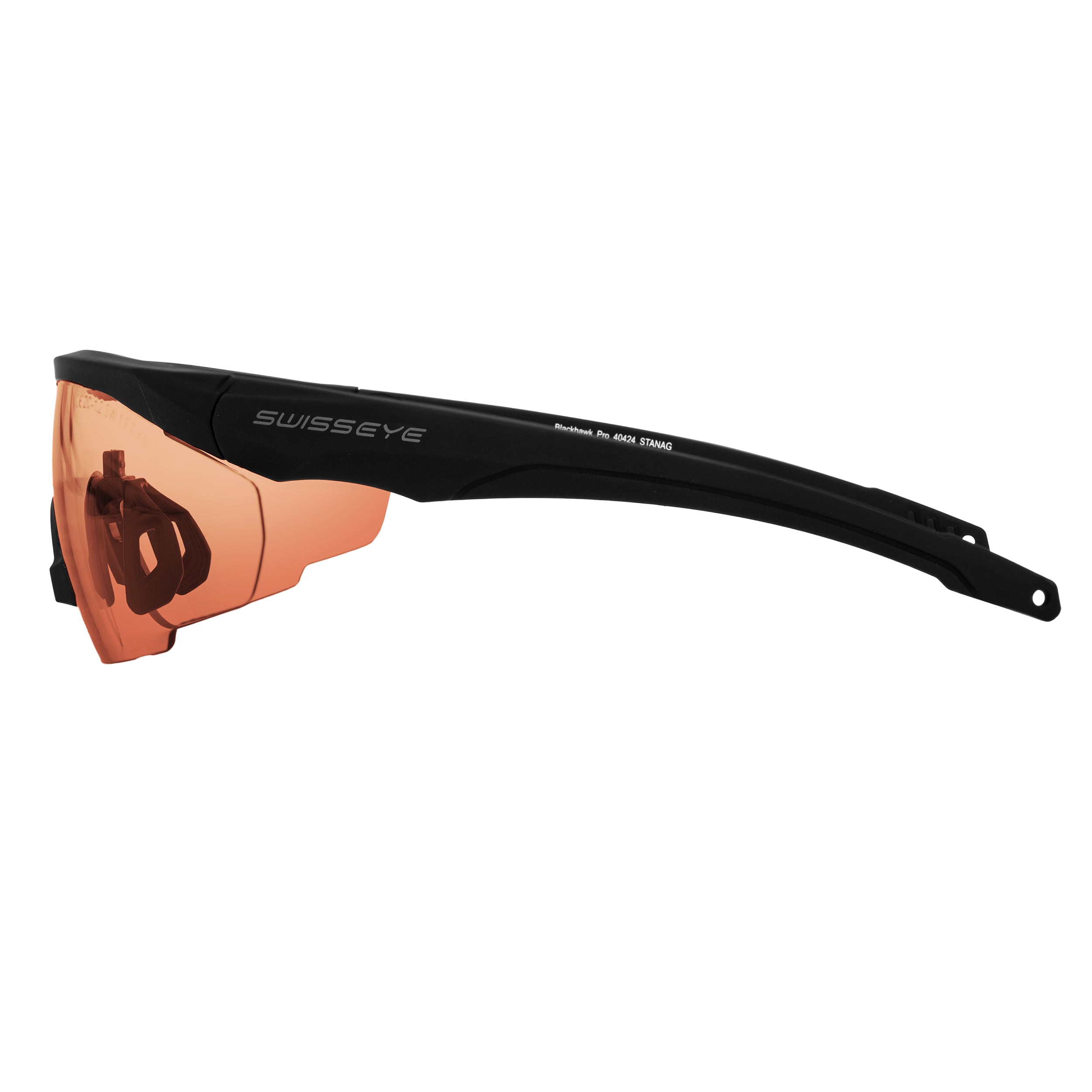 Okulary taktyczne Swiss Eye Blackhawk Pro - Black