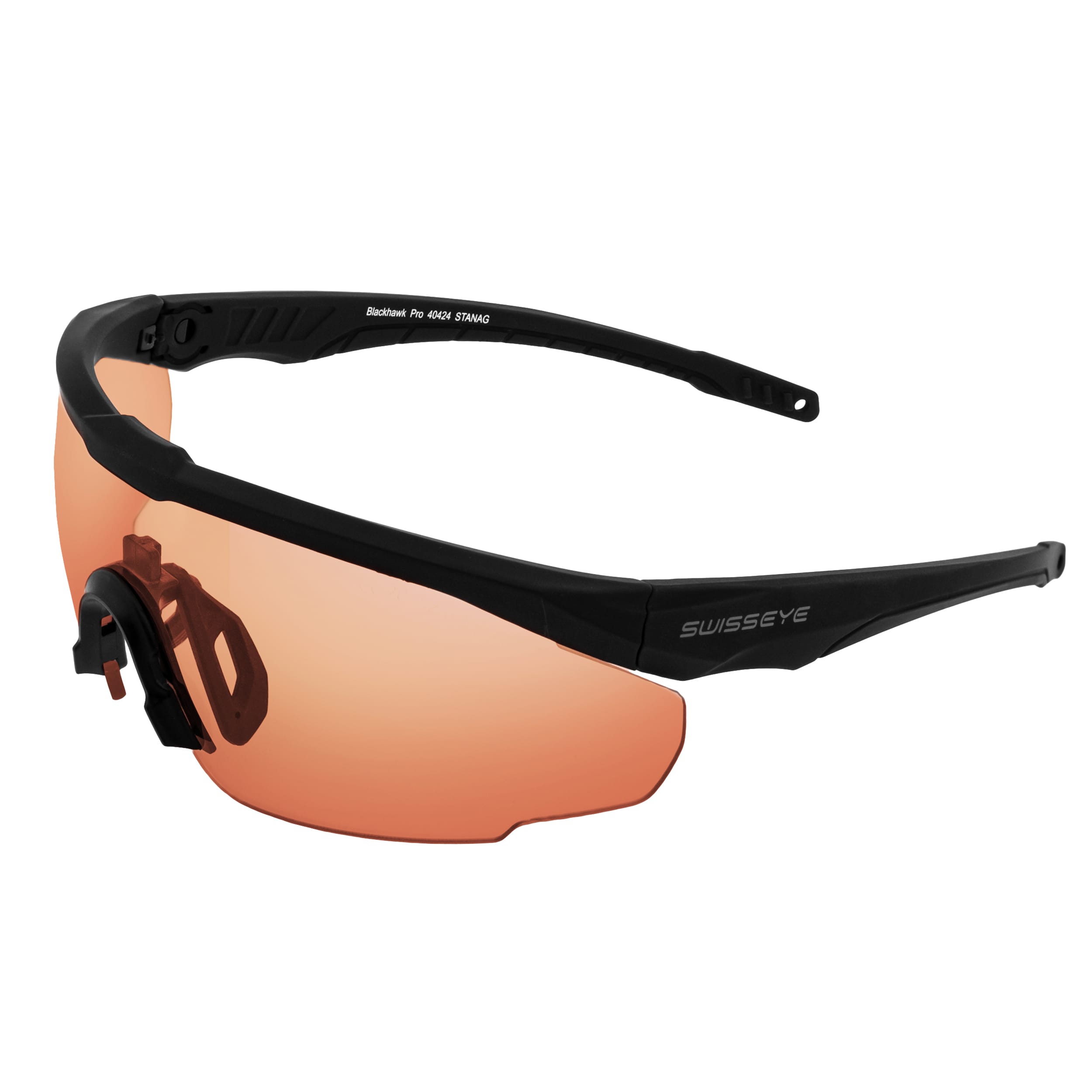 Okulary taktyczne Swiss Eye Blackhawk Pro - Black