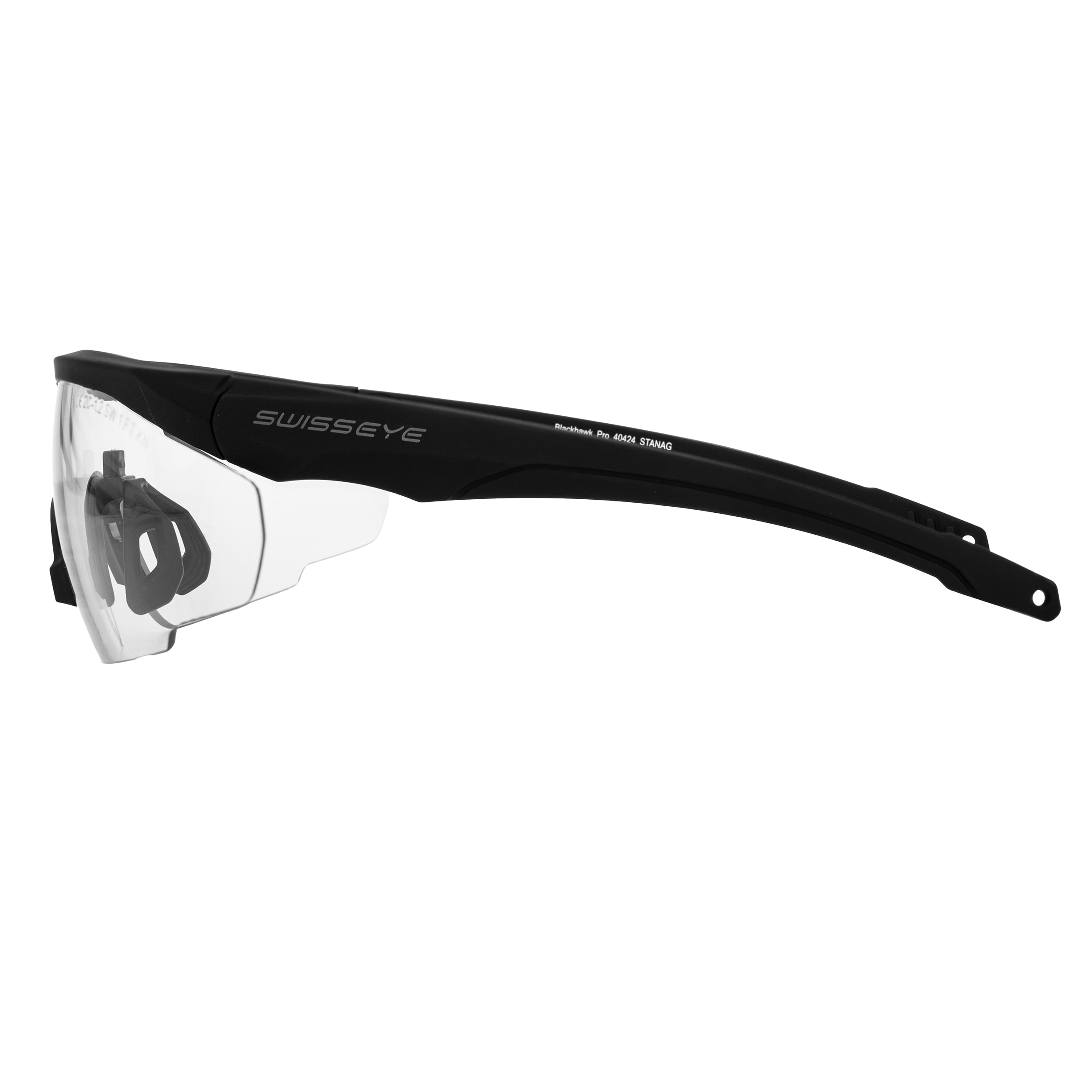 Okulary taktyczne Swiss Eye Blackhawk Pro - Black