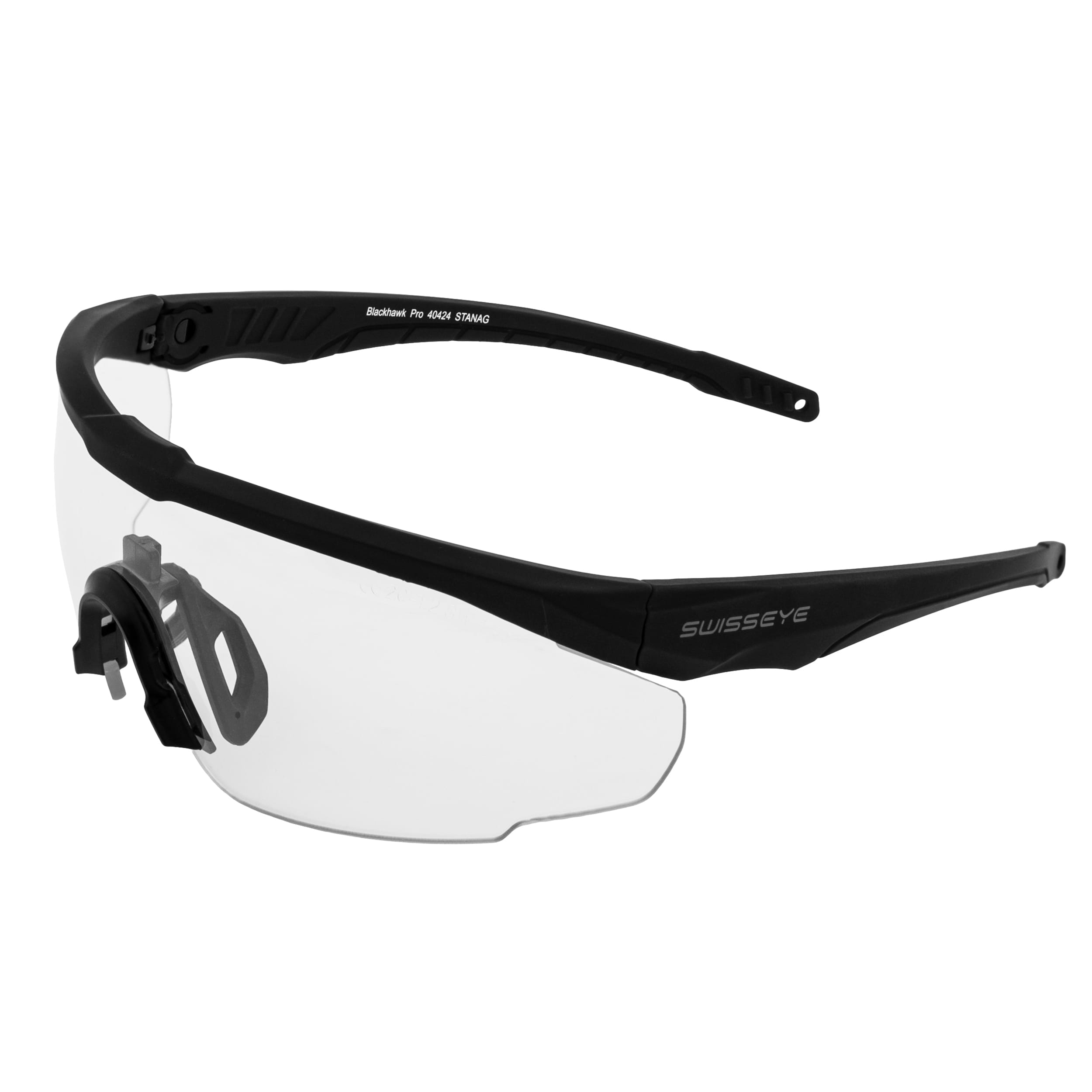 Okulary taktyczne Swiss Eye Blackhawk Pro - Black
