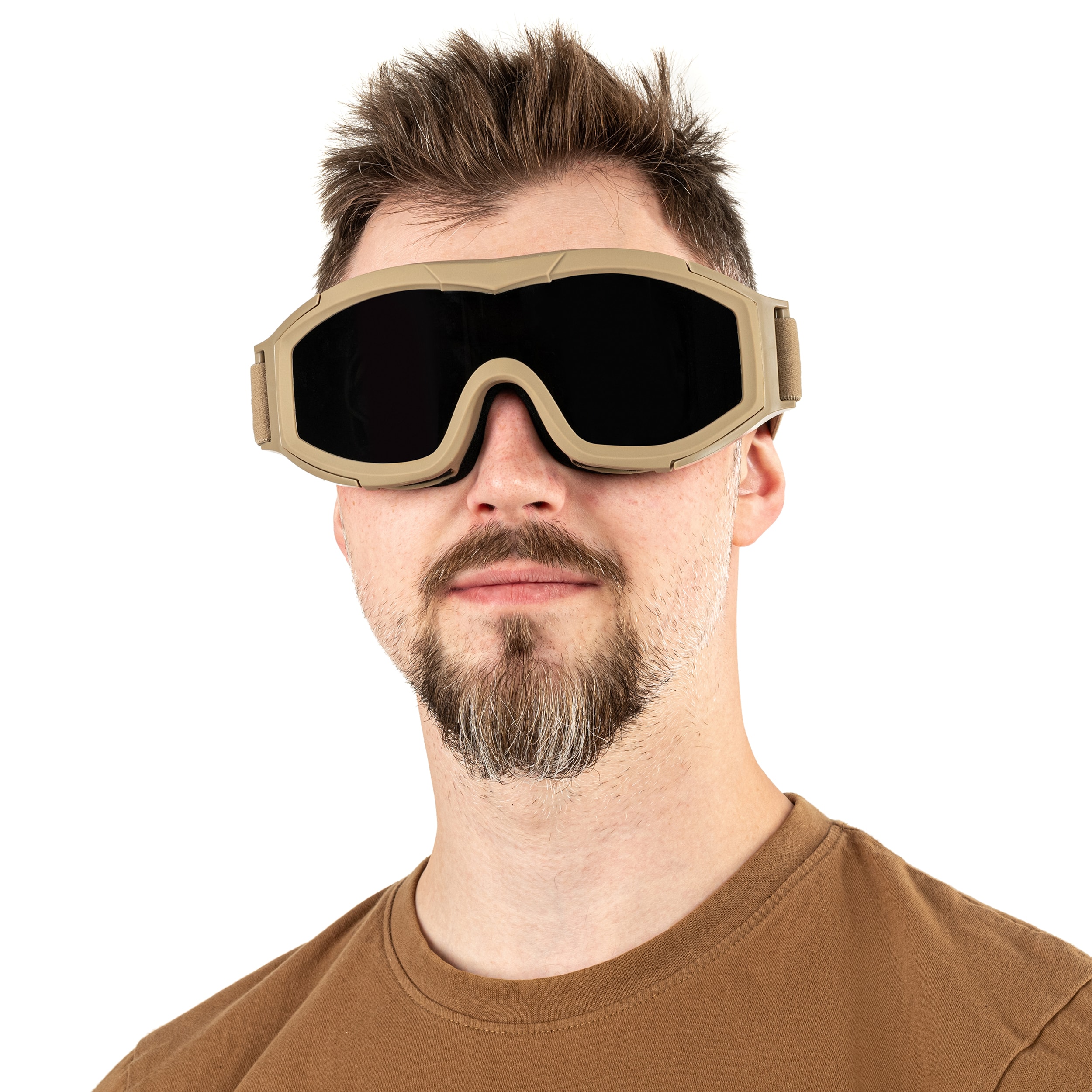 Gogle taktyczne Swiss Eye F-Tac - Coyote