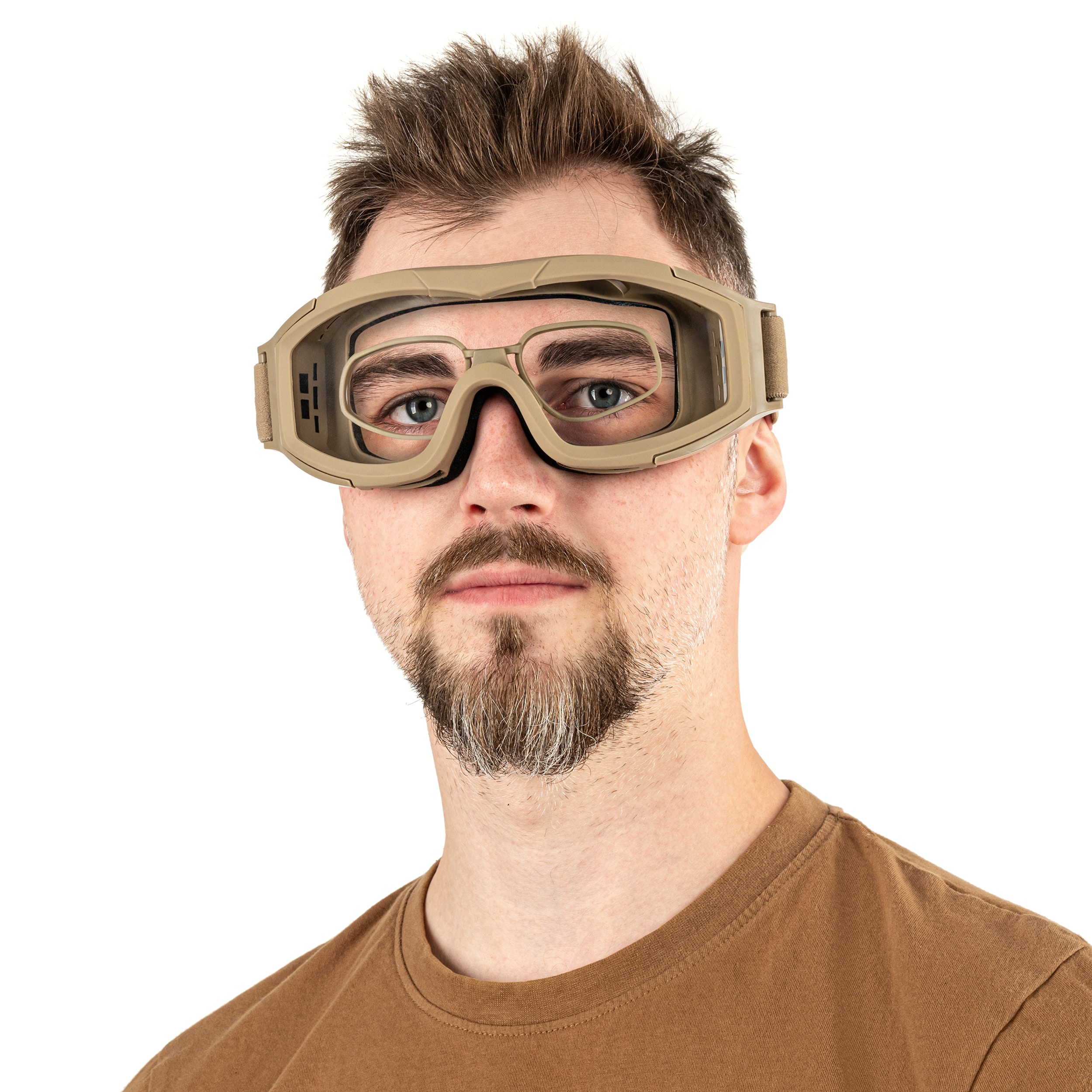 Gogle taktyczne Swiss Eye F-Tac - Coyote