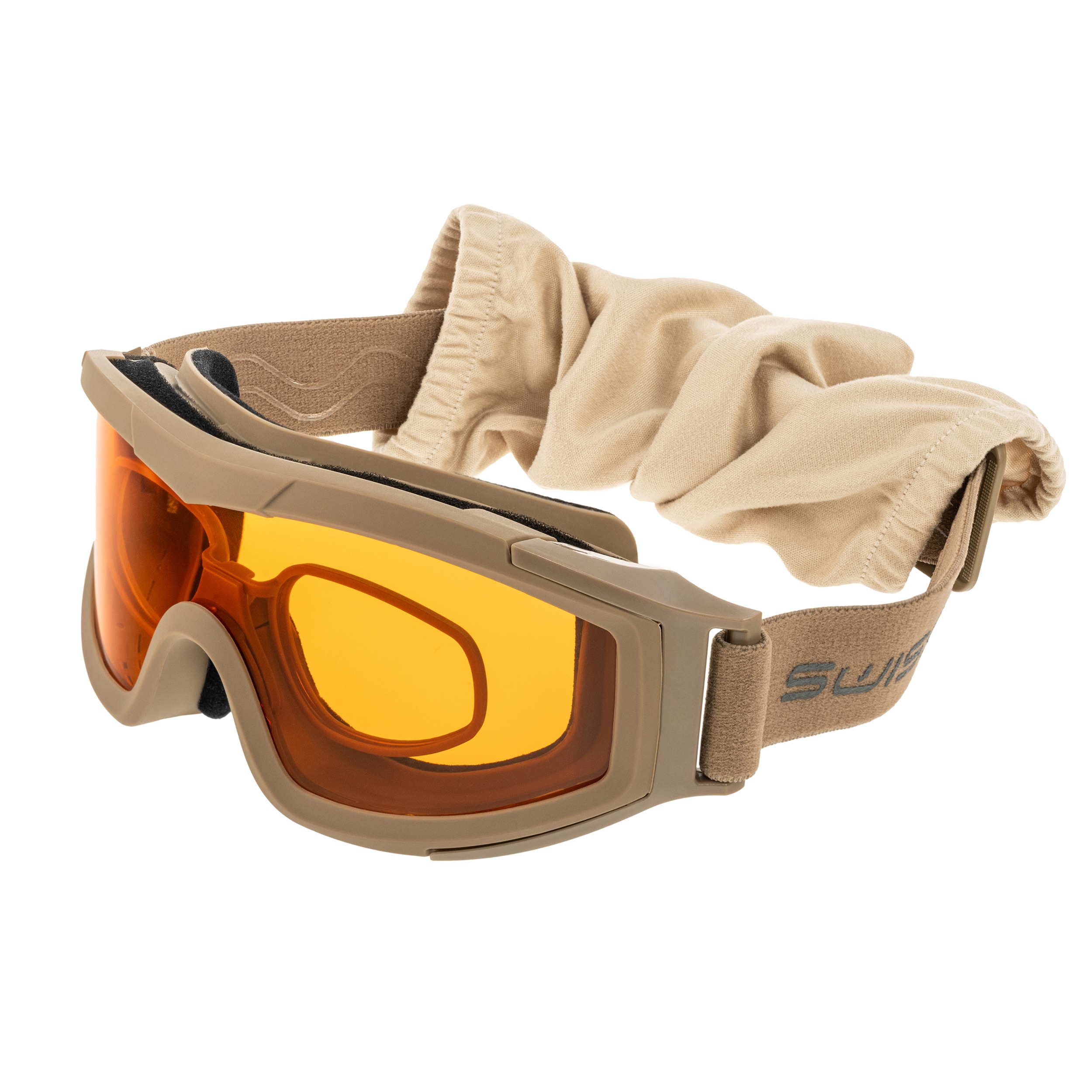 Gogle taktyczne Swiss Eye F-Tac - Coyote