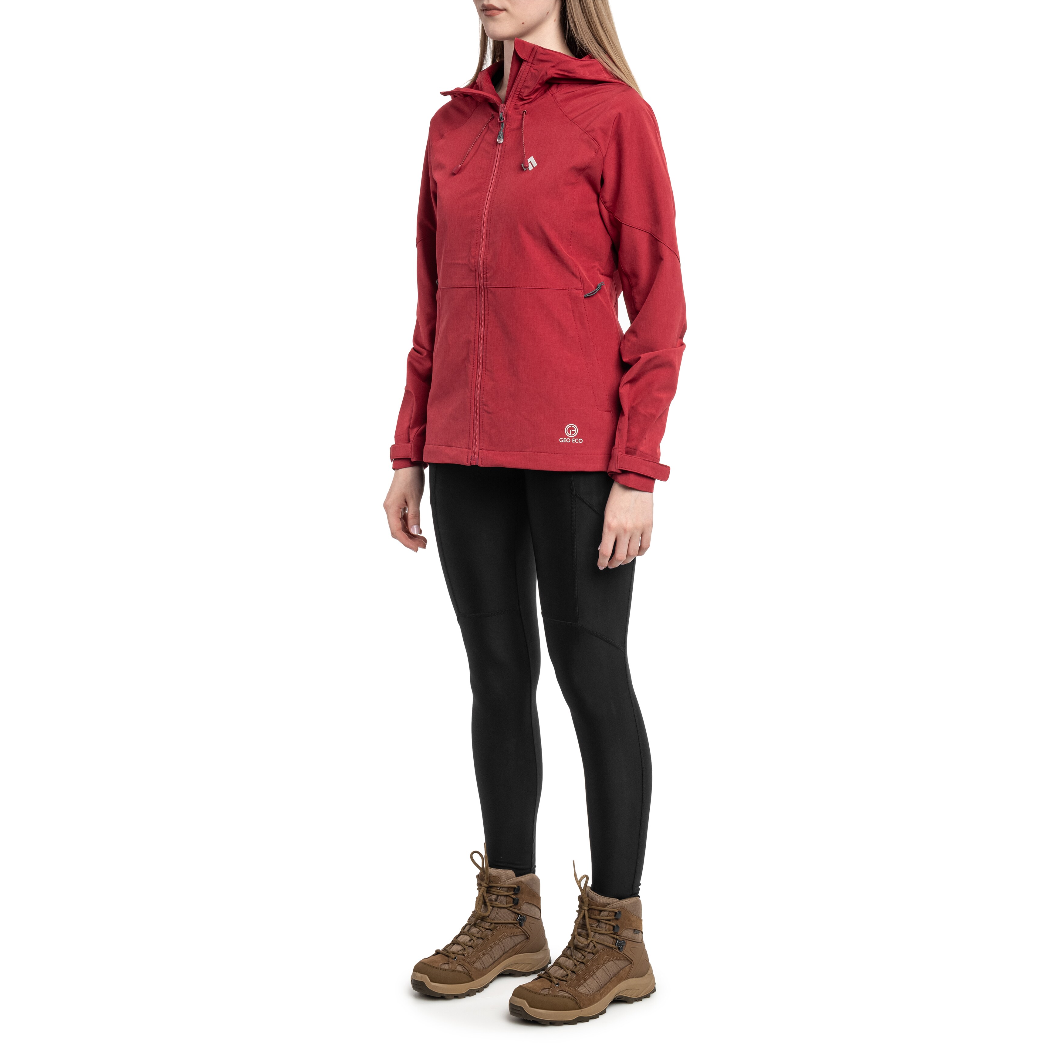 Kurtka damska Alpinus Softshell Majadita - Malinowy