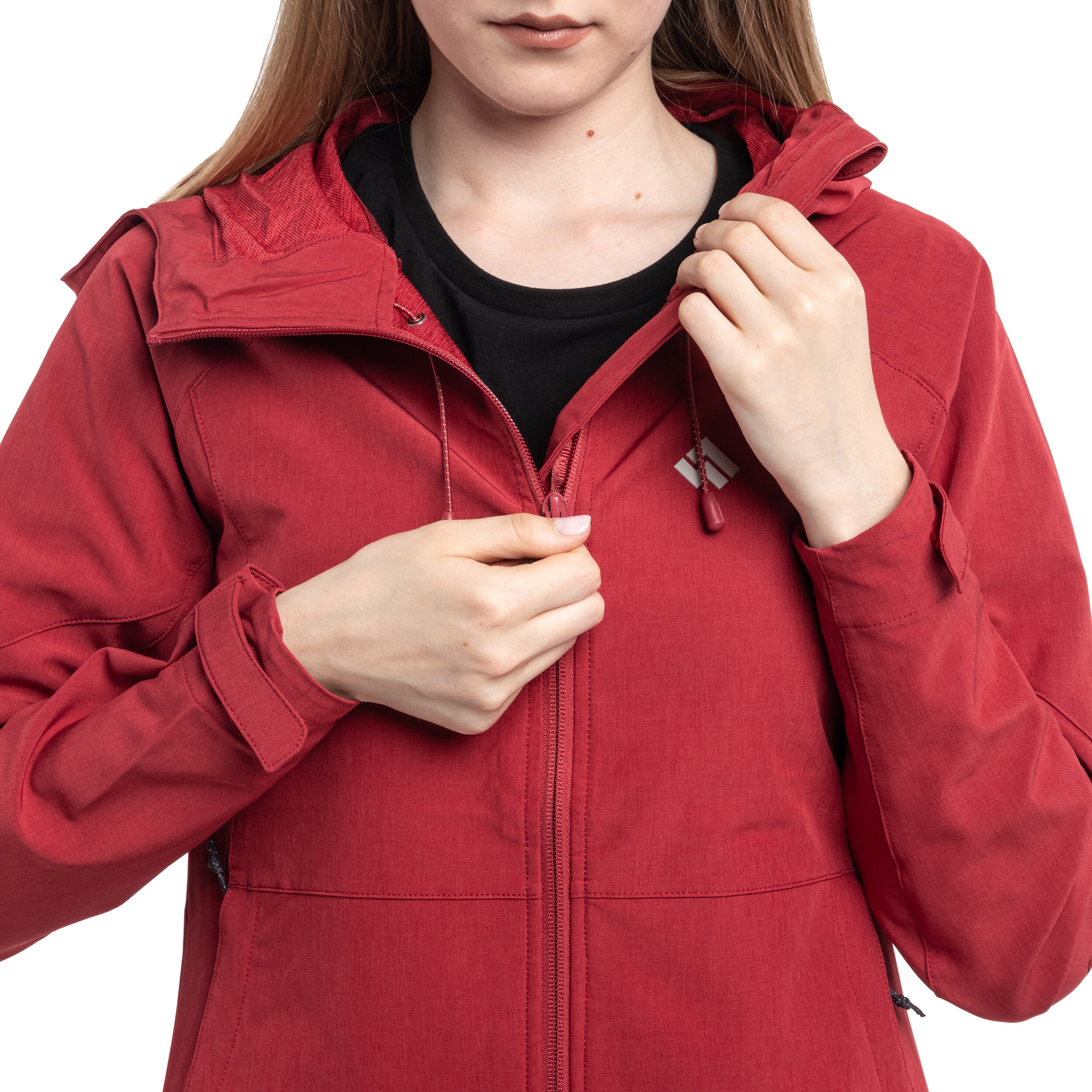 Kurtka damska Alpinus Softshell Majadita - Malinowy