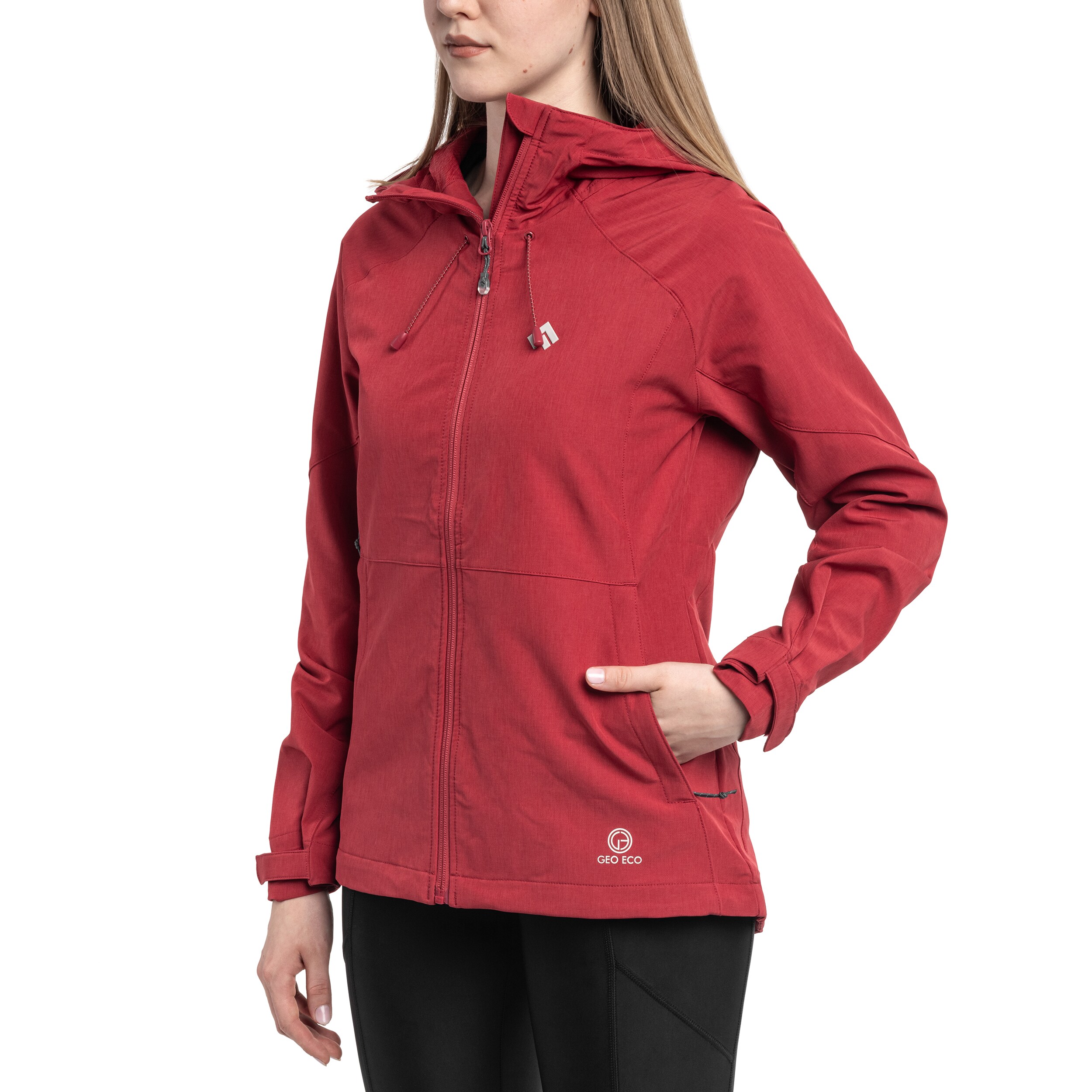 Kurtka damska Alpinus Softshell Majadita - Malinowy