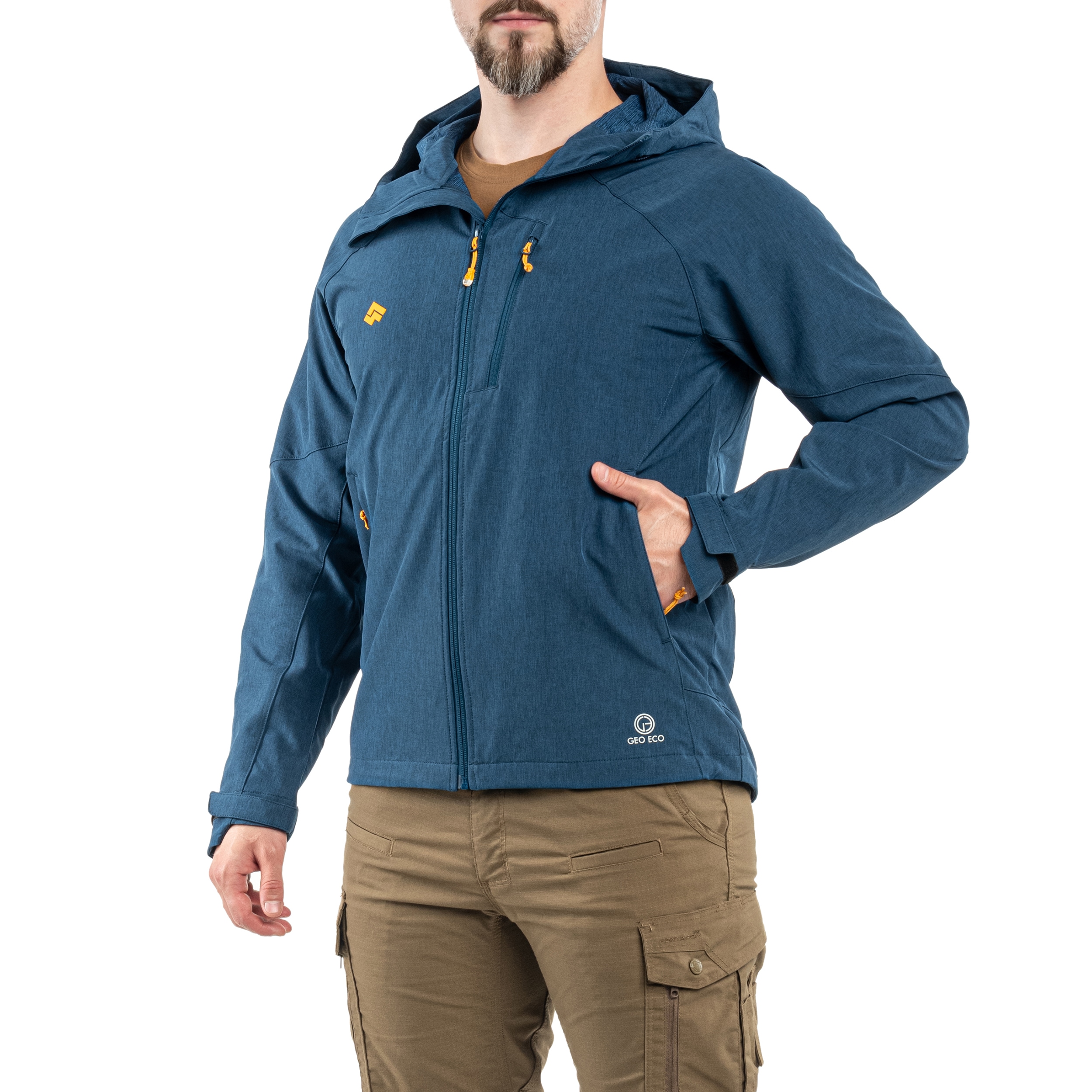 Kurtka Alpinus Softshell Lautaro - Granatowy