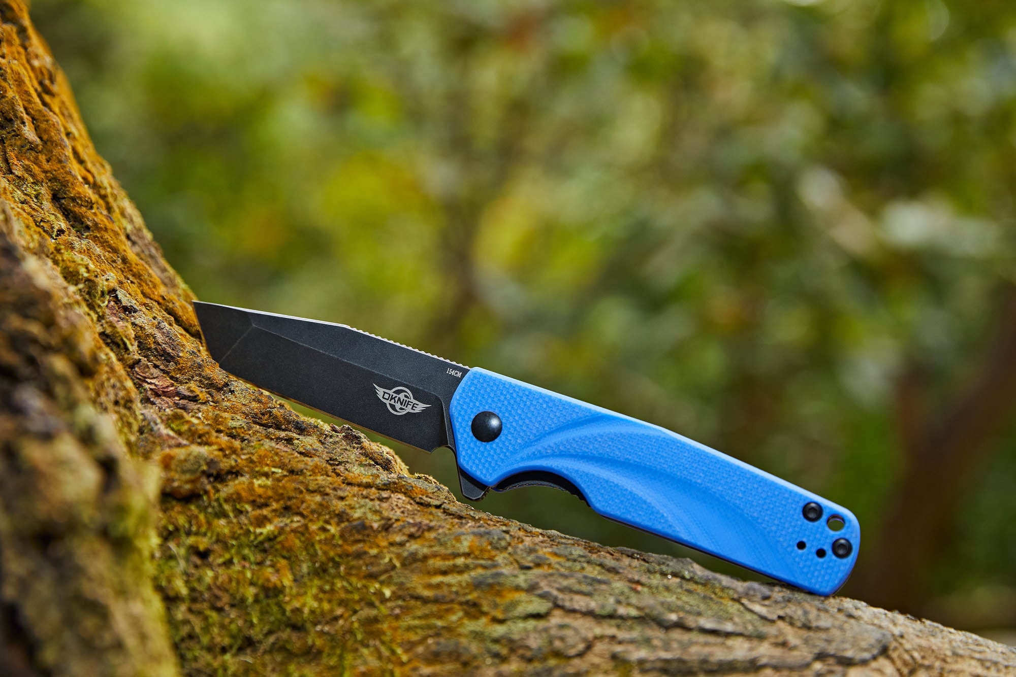 Складаний ніж Oknife Ratel Blue - нержавіюча сталь 154CM