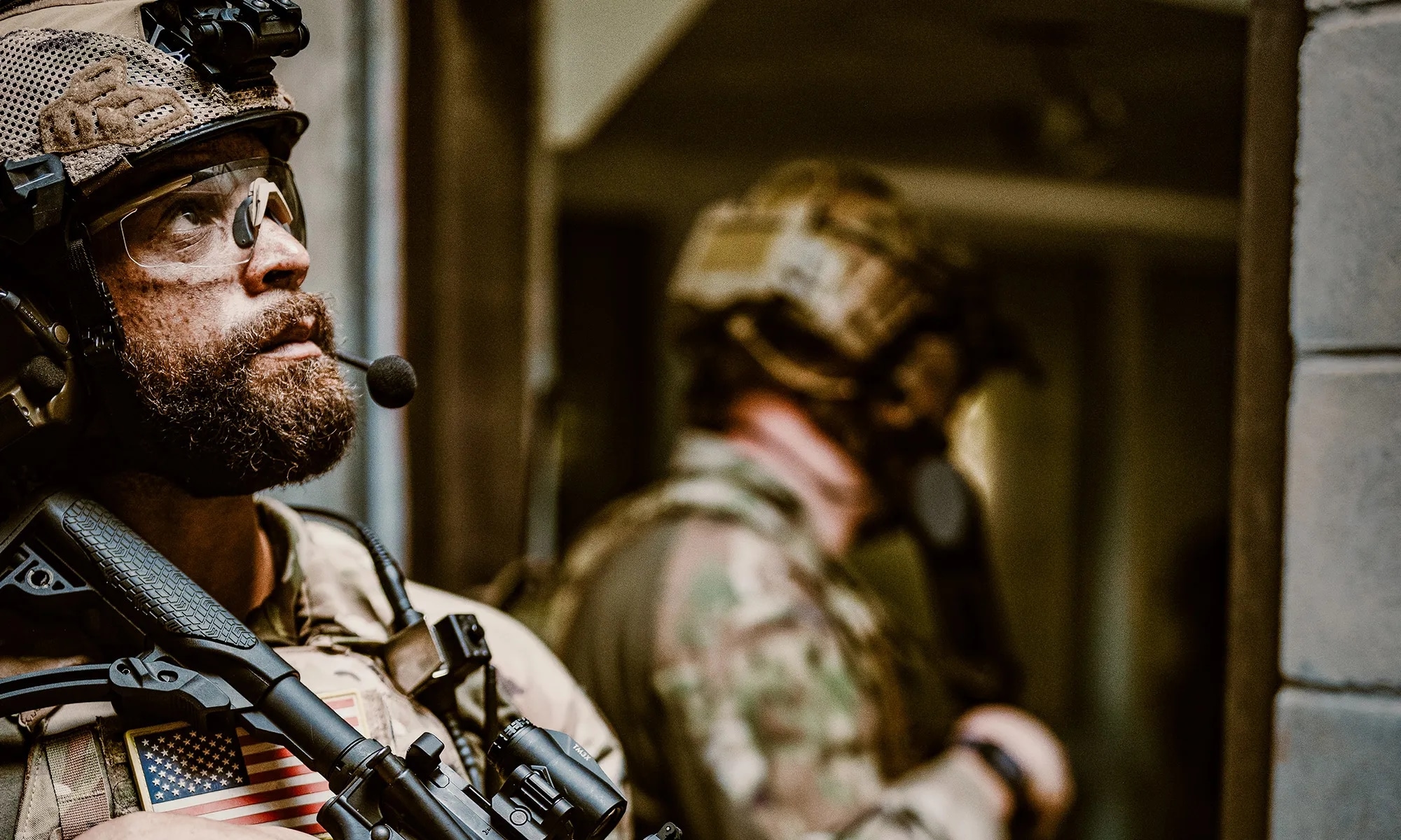 Okulary taktyczne Wiley X Saber Advanced Set 3in1 - Grey/Clear/Light Rust/Matte Tan