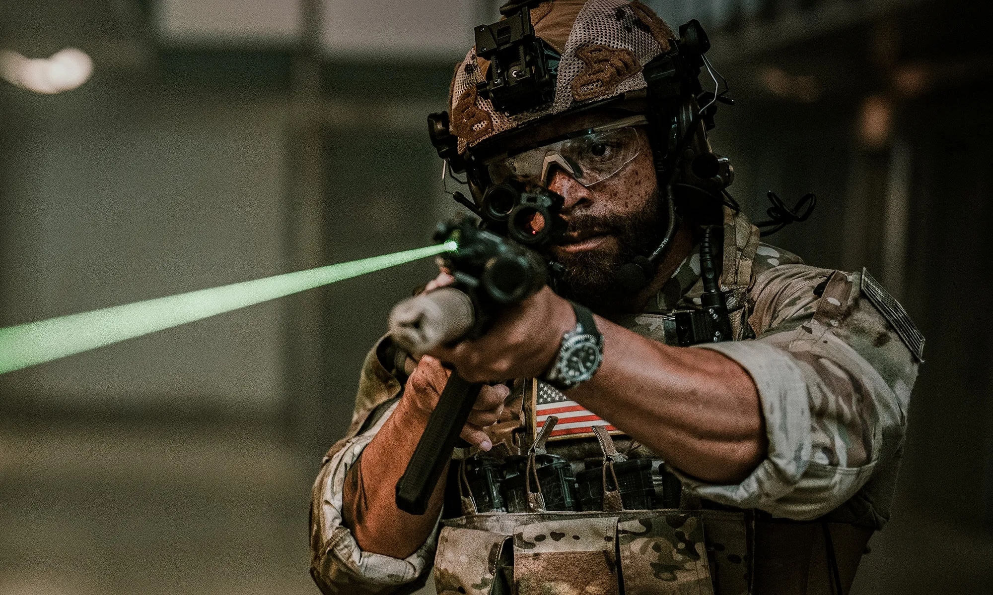 Okulary taktyczne Wiley X Saber Advanced Set 3in1 - Grey/Clear/Light Rust/Matte Tan