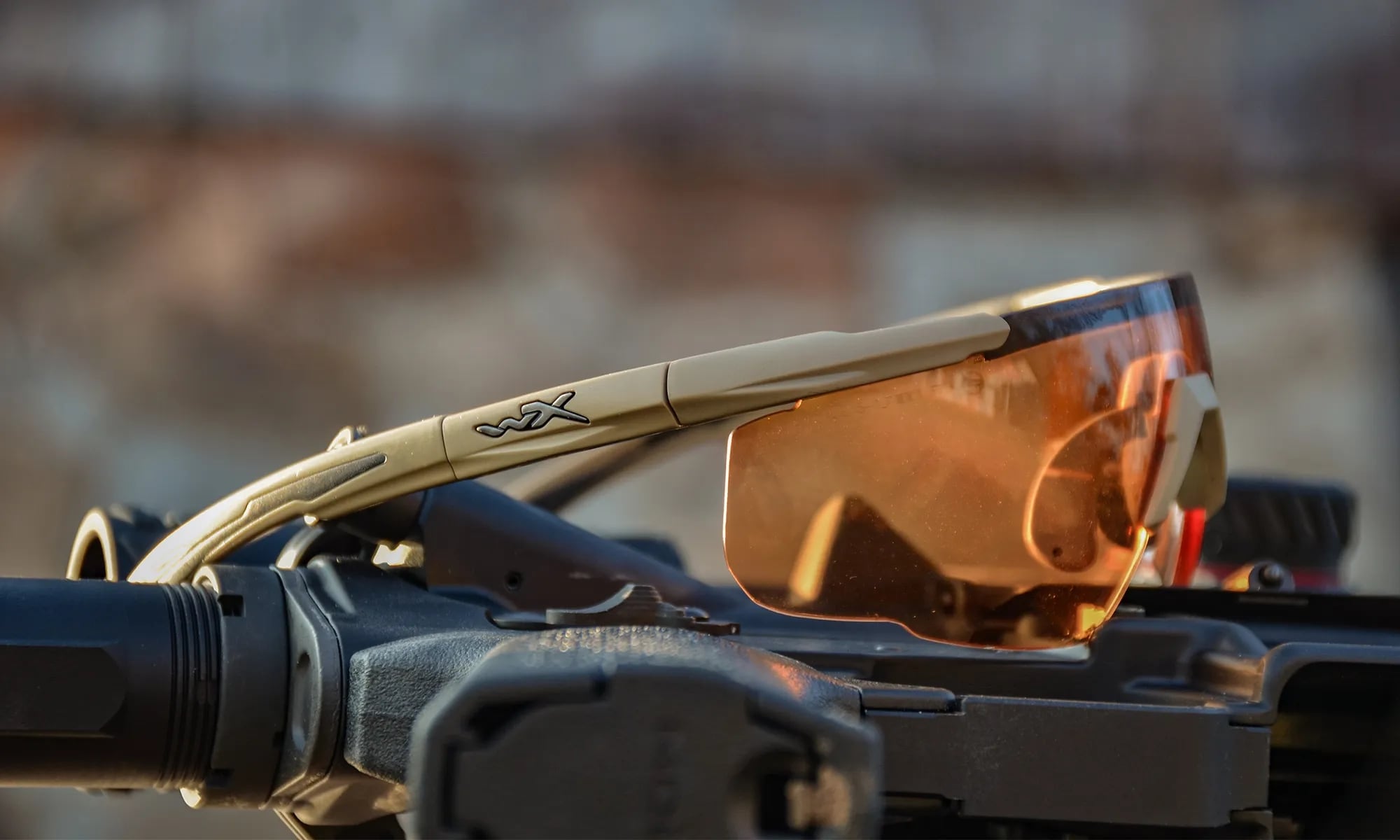 Okulary taktyczne Wiley X Saber Advanced Set 3in1 - Grey/Clear/Light Rust/Matte Tan