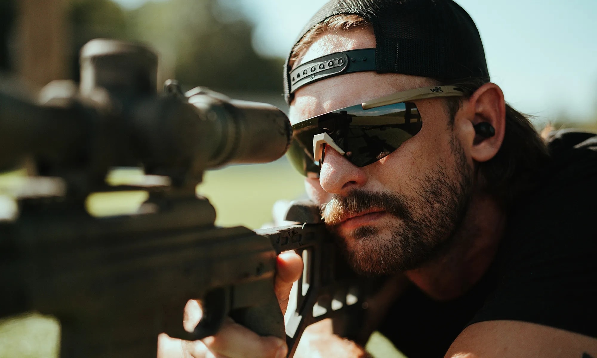 Okulary taktyczne Wiley X Saber Advanced Set 3in1 - Grey/Clear/Light Rust/Matte Tan