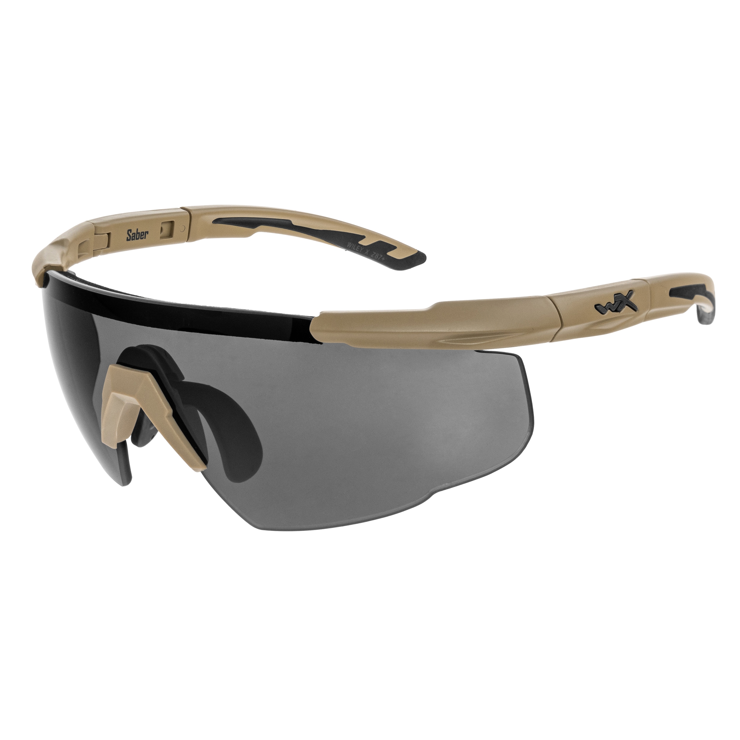 Okulary taktyczne Wiley X Saber Advanced Set 3in1 - Grey/Clear/Light Rust/Matte Tan