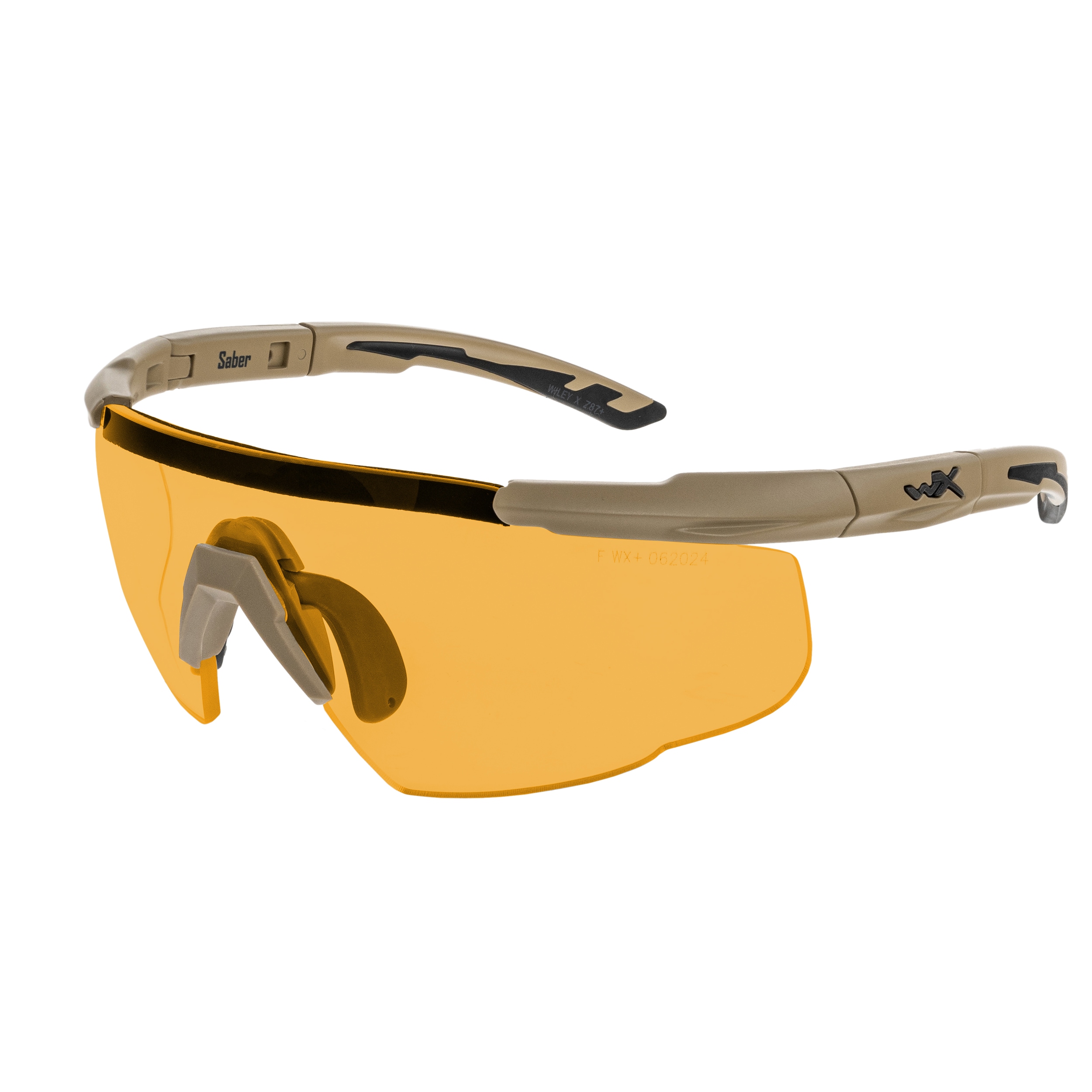 Okulary taktyczne Wiley X Saber Advanced Set 3in1 - Grey/Clear/Light Rust/Matte Tan