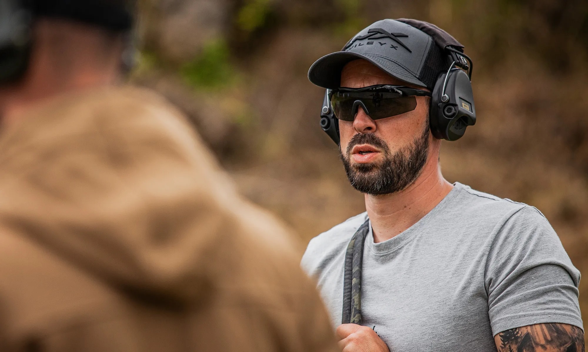 Okulary taktyczne Wiley X Vapor Comm 2.5 Set 3in1 - Matte Black