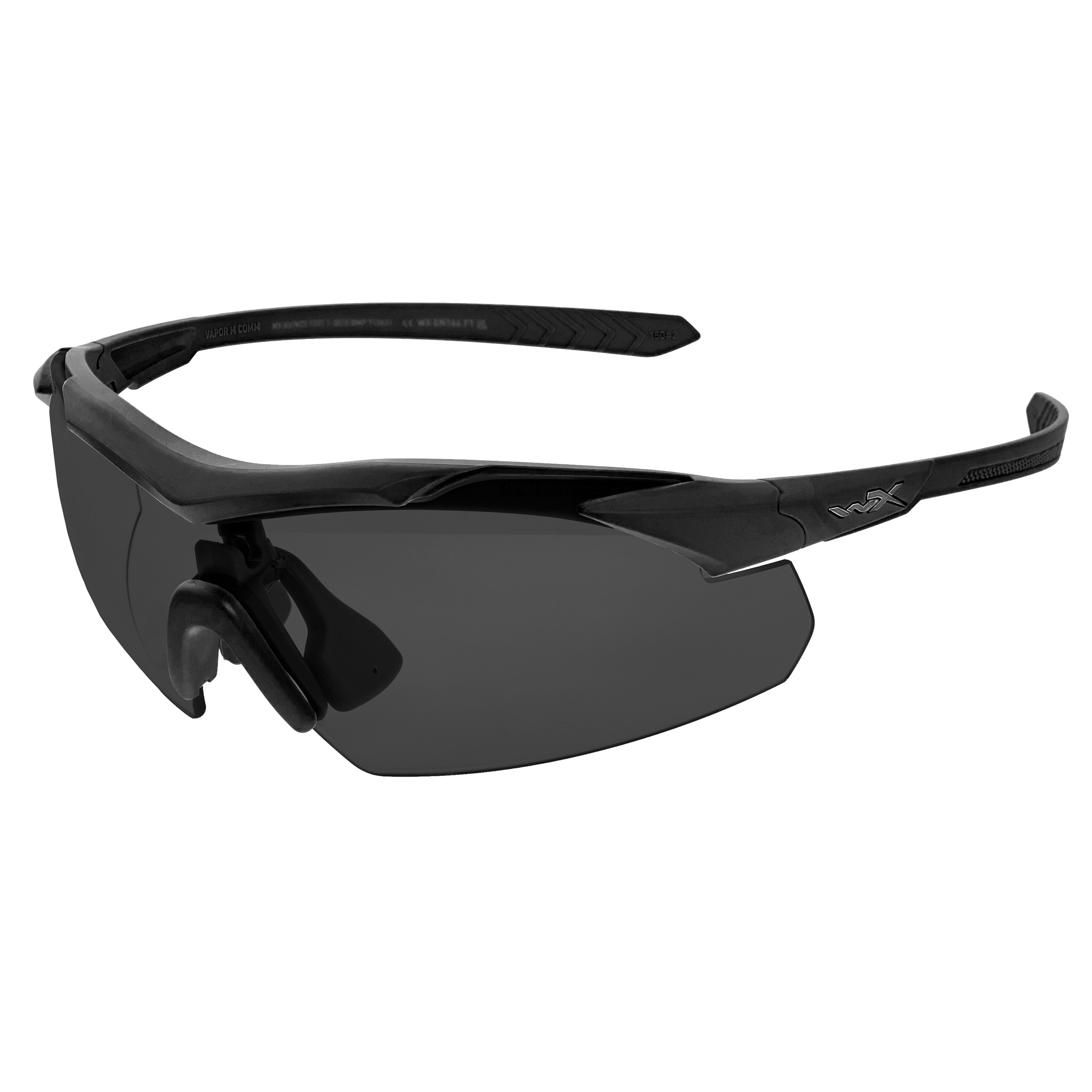 Тактичні окуляри Wiley X Vapor Comm 2.5 Set 3in1 - Matte Black
