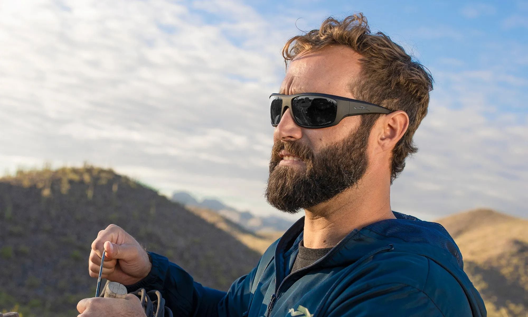 Тактичні окуляри Wiley X Omega - Captivate Polarized Grey/Matte Black