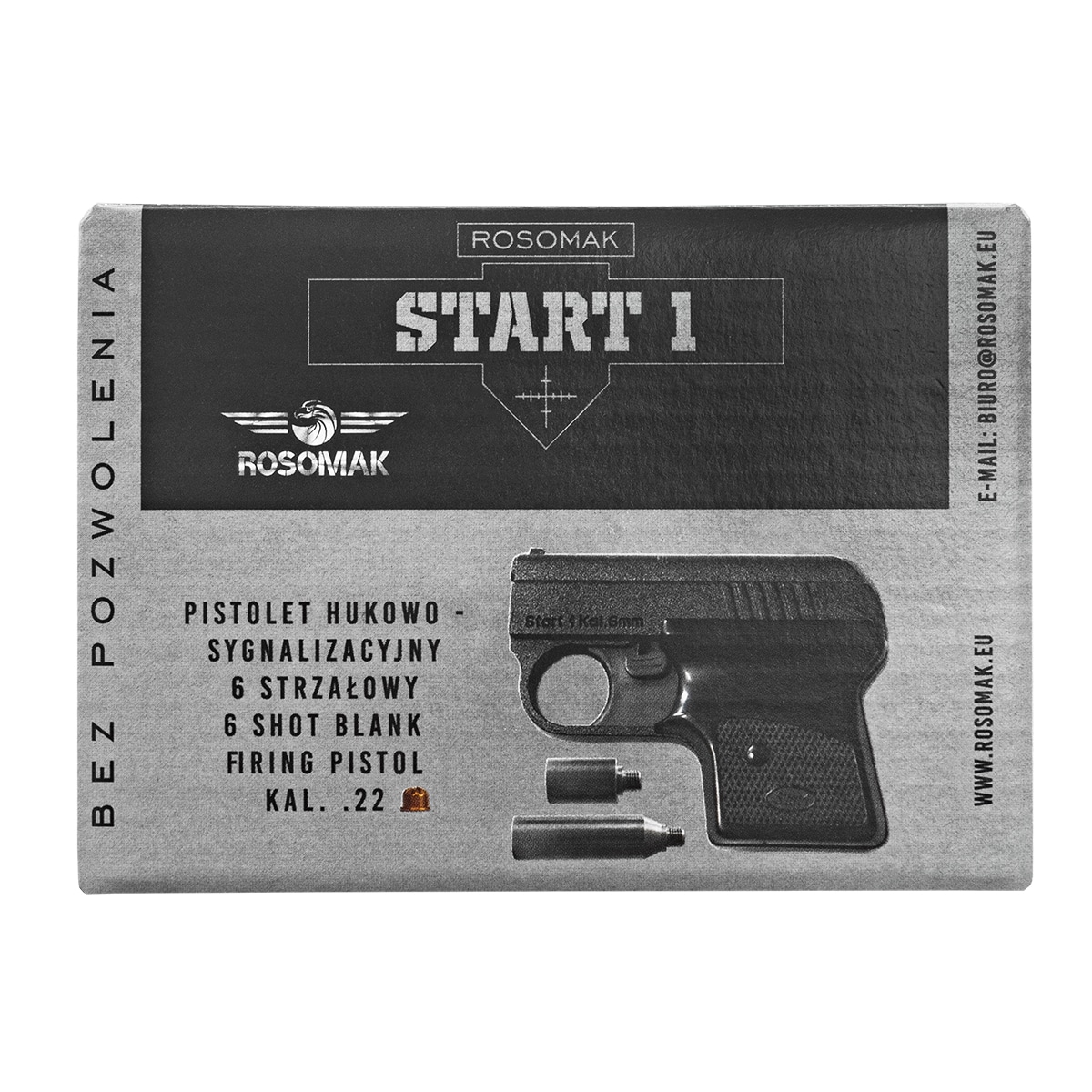 Pistolet hukowy Start-1 kal. 6 mm short
