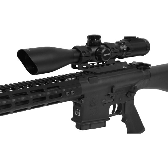 Montaż UTG jednoczęściowy Accu-Sync High Profile 30 mm Picatinny Offset 50 mm - Black