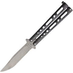 Nóż składany motylek Bear&Son Silver Vein Stonewash
