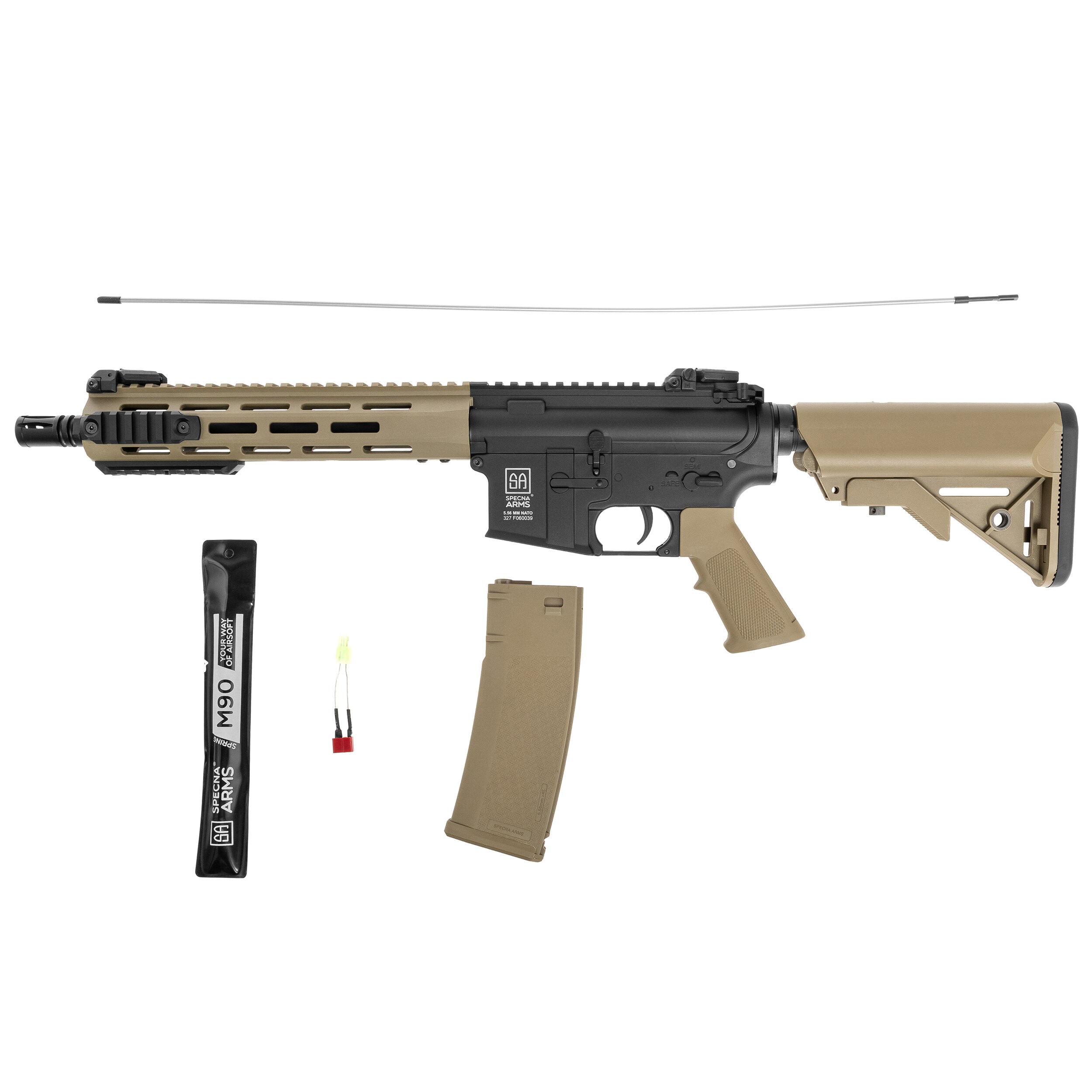 Karabinek szturmowy AEG Specna Arms SA-F03 Flex Gate X-ASR - Half-Tan