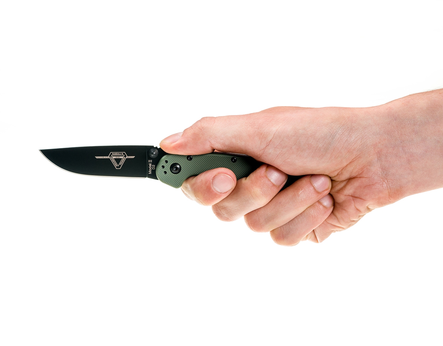 Складаний ніж Ontario Rat 2 Folder OD Green D2