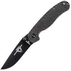 Складаний ніж Ontario Rat 2 Folder Carbon Fiber Black D2
