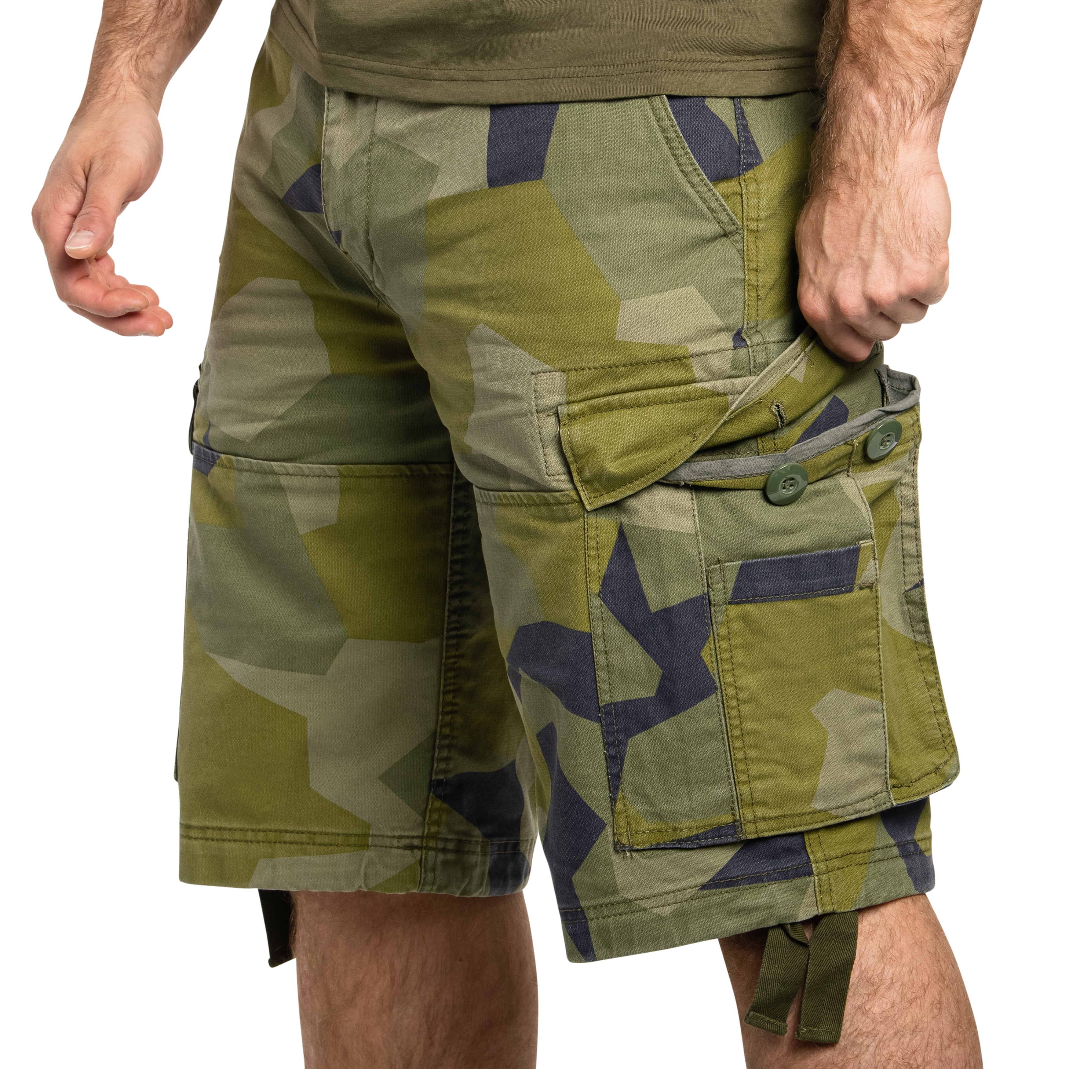 Szorty Brandit Vintage Classic - Swedish Camo