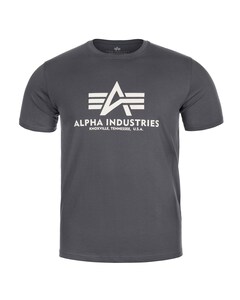 Футболка T-Shirt Alpha Industries Basic - Grey Футболка T-Shirt Alpha Industries Basic - Grey