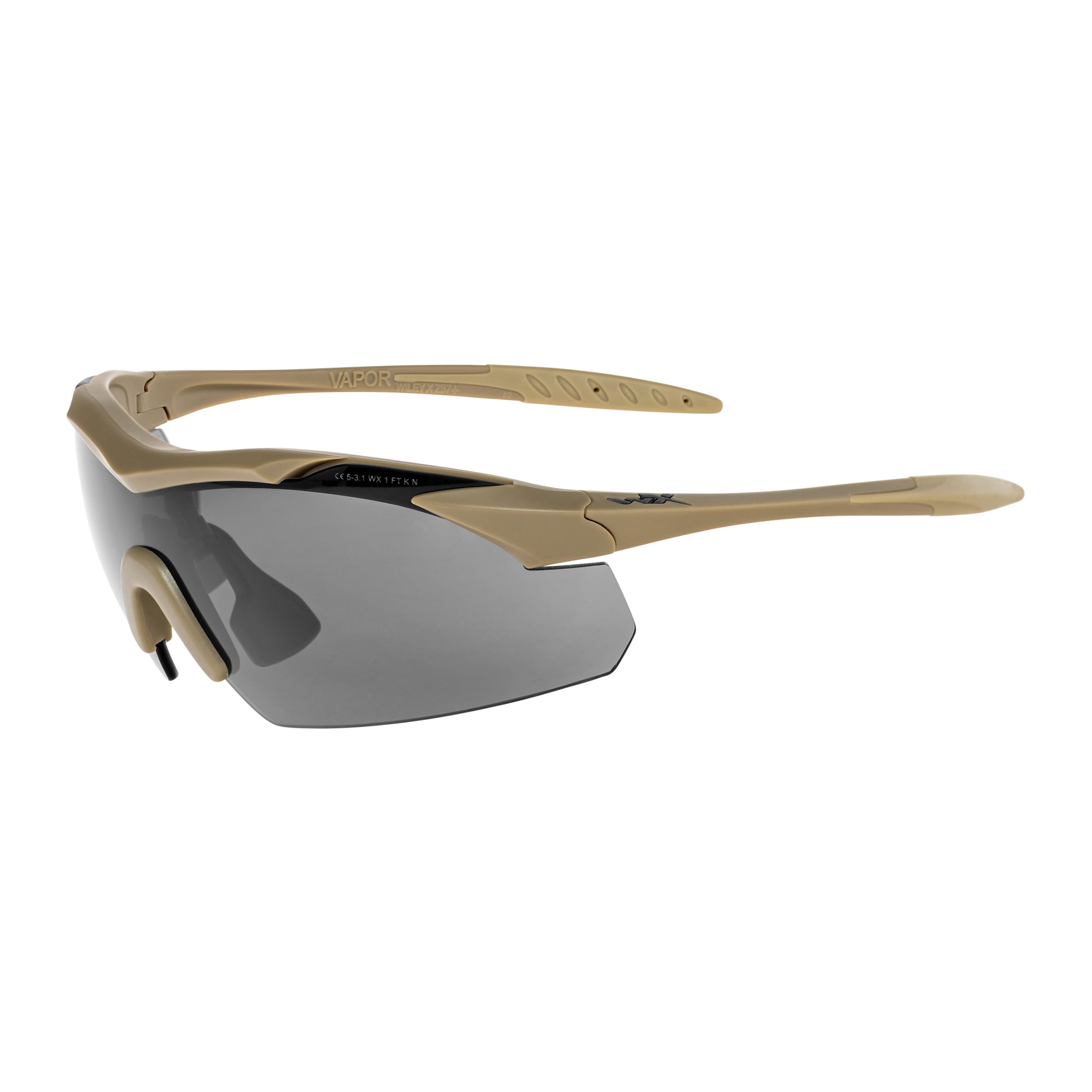 Okulary taktyczne Wiley X Vapor 2.5 Set 3in1 - Matte Tan