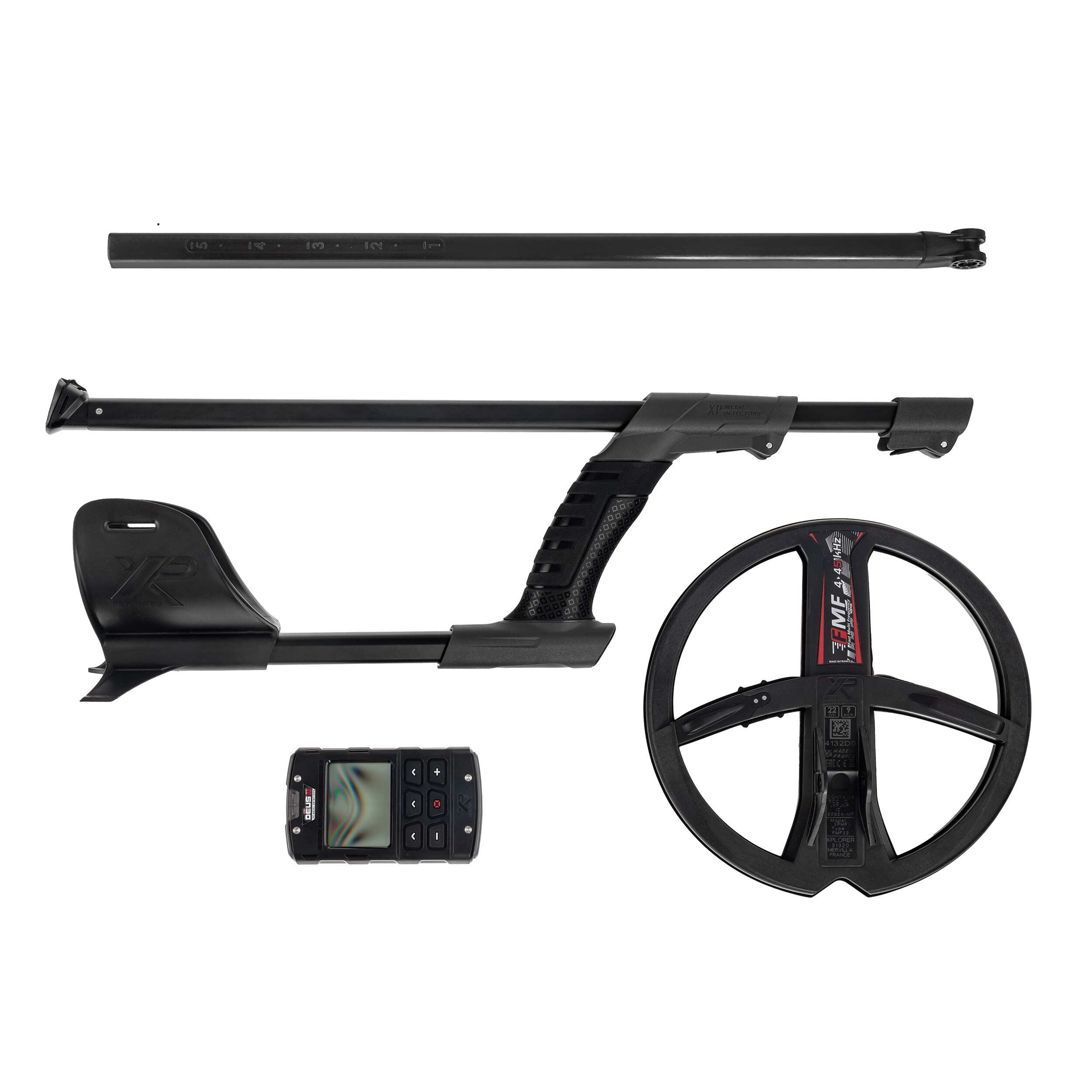 Wykrywacz metali XP Metal Detectors Deus II RC WS6 22 FMF + pinpointer MI-6 + XP BackPack 24 + XP Finds Pouch - zestaw