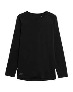 Чоловіча футболка 4F TSMLF060 - Чорна Чоловіча футболка 4F TSMLF060 - Чорна