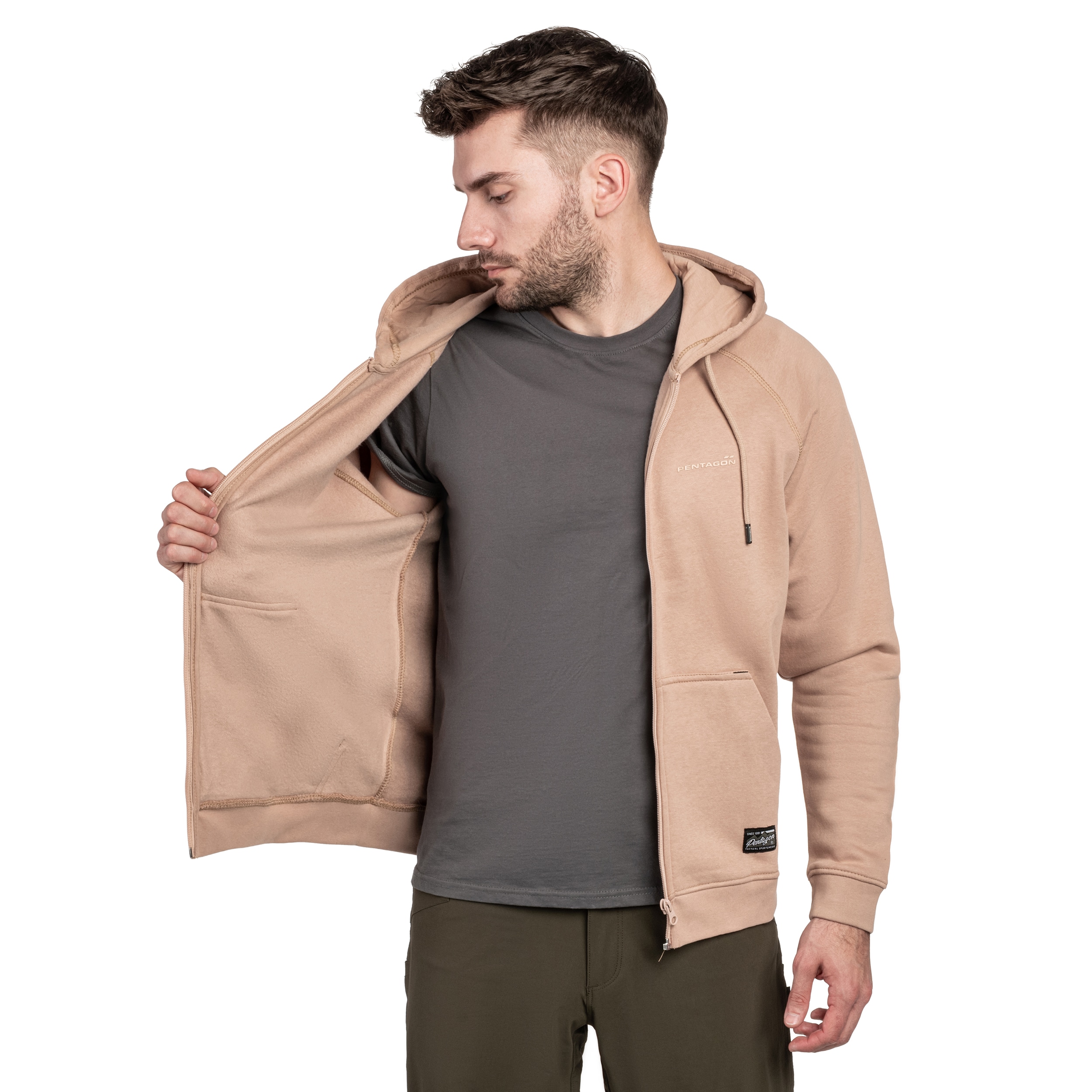 Bluza Pentagon Phaeton Zip - Tan Brown