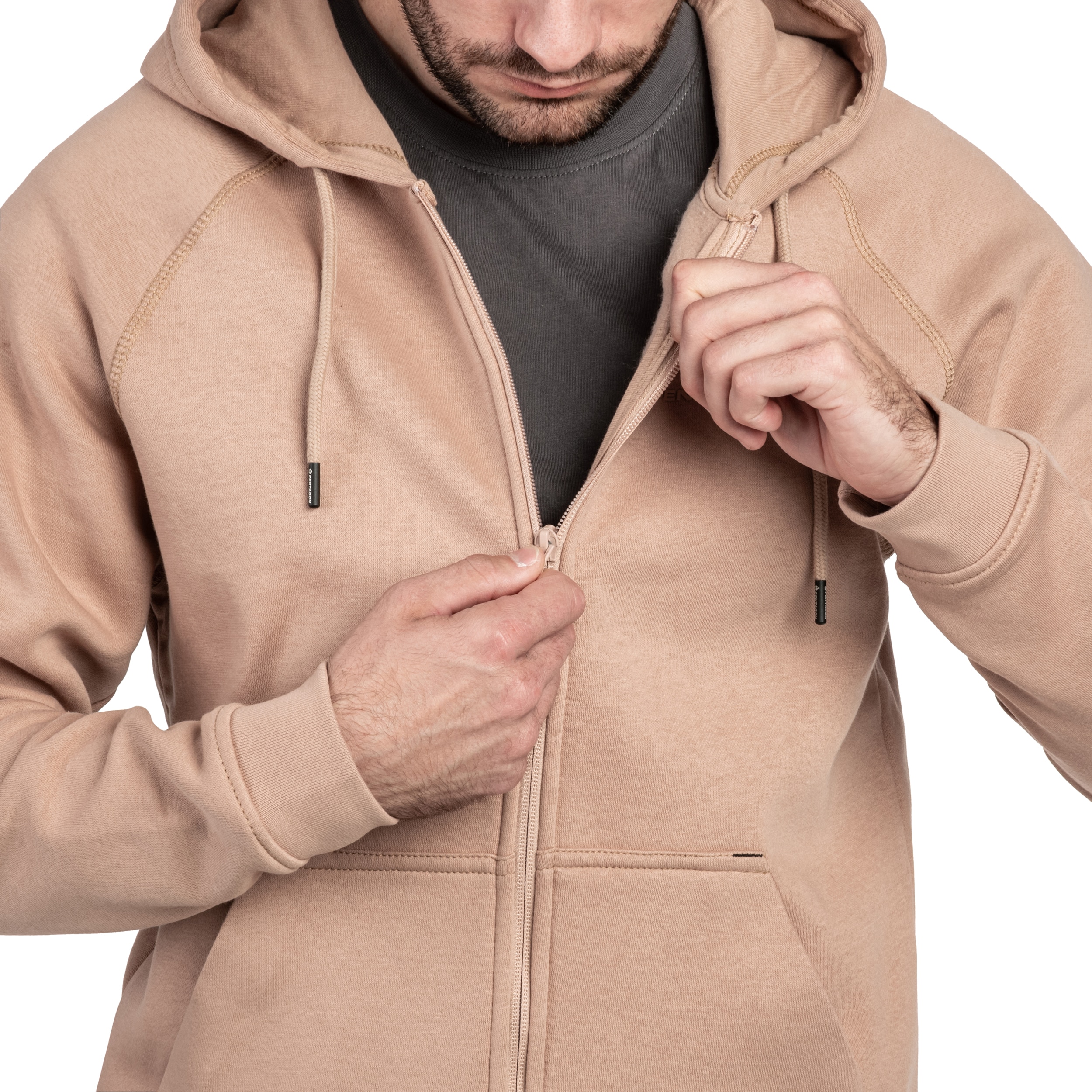 Bluza Pentagon Phaeton Zip - Tan Brown