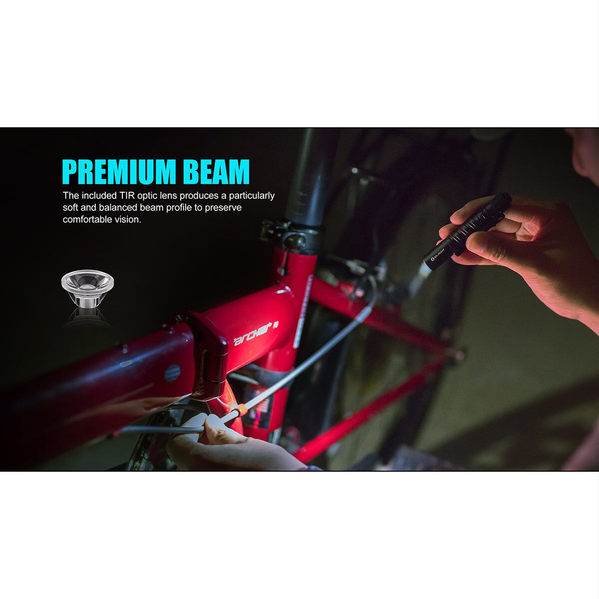 Latarka Olight I3T EOS Black - 180 lumenów