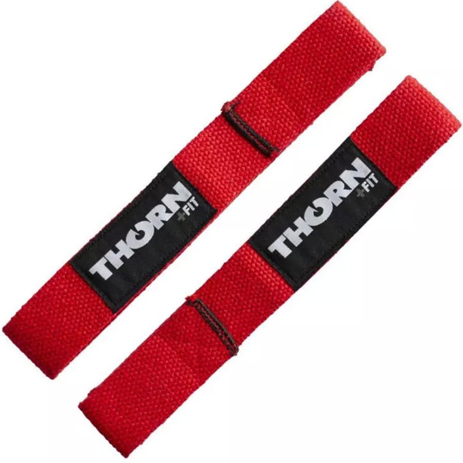 Лямки для важкої атлетики Thorn+Fit - червоні
