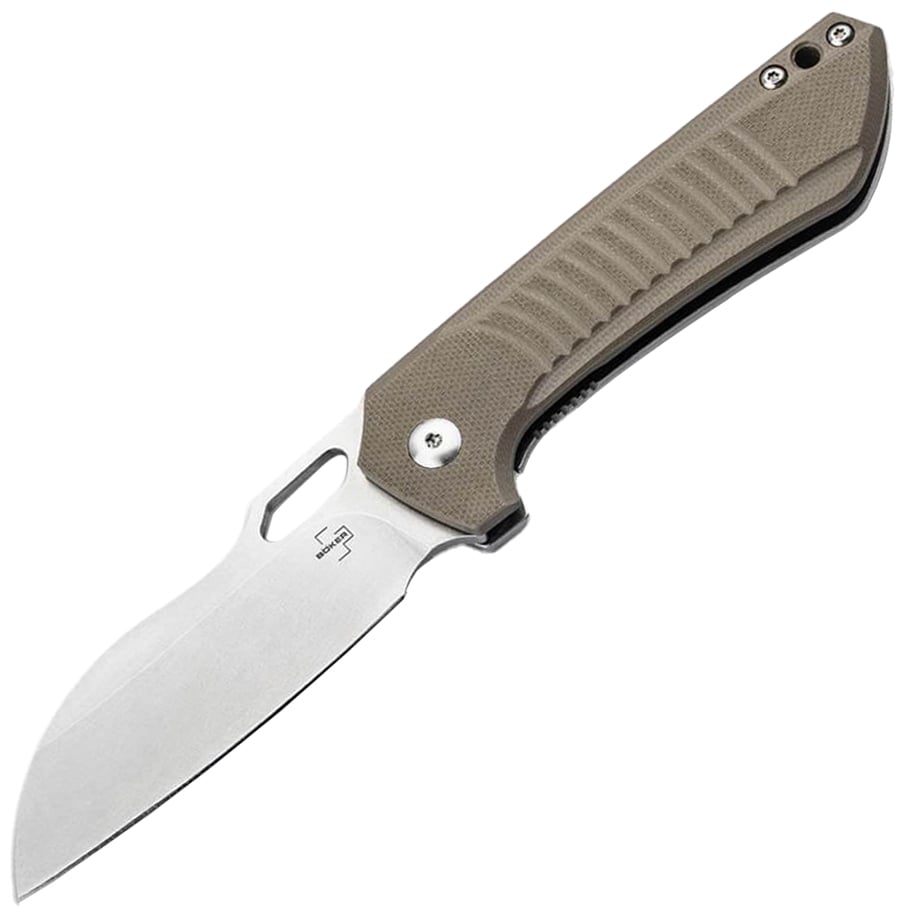 Nóż Boker Plus Swoopy Nitro-V - Sand Brown