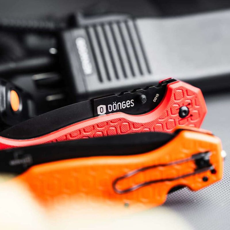 Складаний рятувальний ніж Dönges Professional Fire - Red