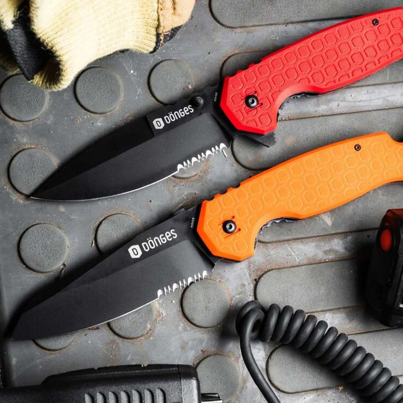 Складаний рятувальний ніж Dönges Professional Fire - Red