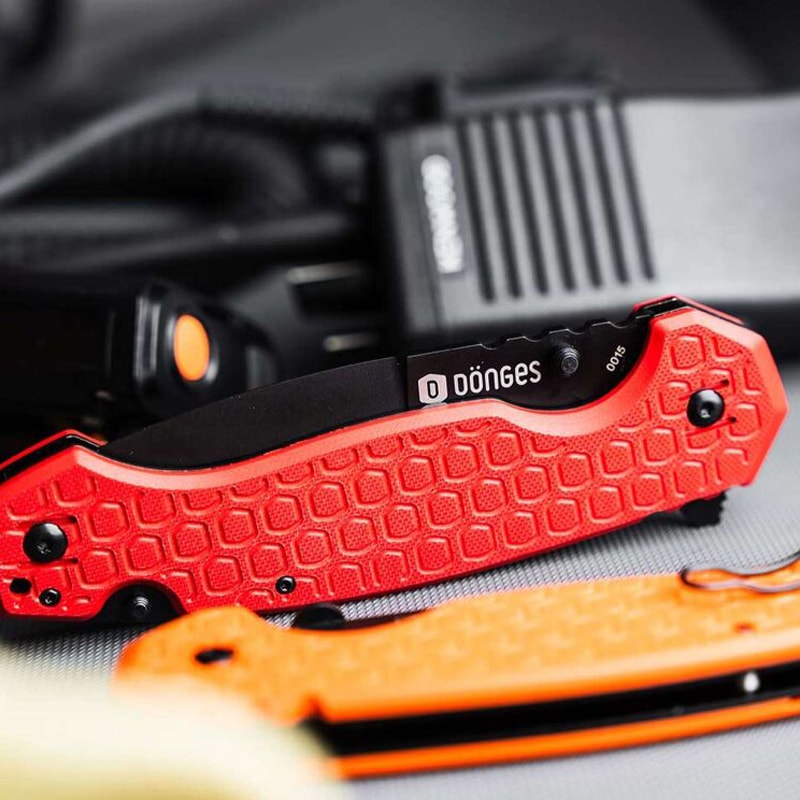 Складаний рятувальний ніж Dönges Professional Fire - Red