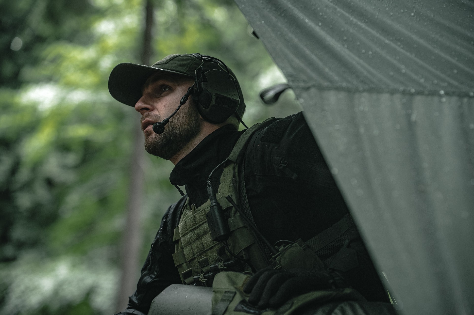 Активні навушники 3M Peltor ComTac VIII з мікрофоном - Green