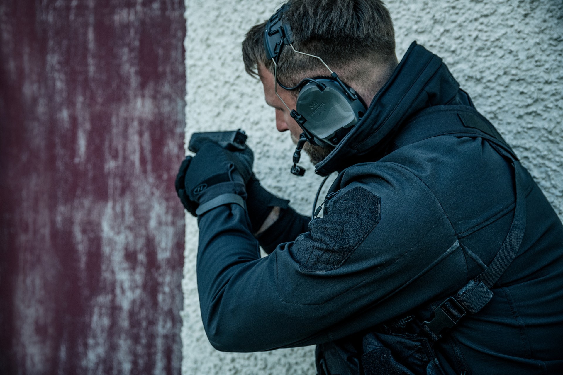 Ochronniki słuchu aktywne 3M Peltor ComTac VIII z mikrofonem - Grey